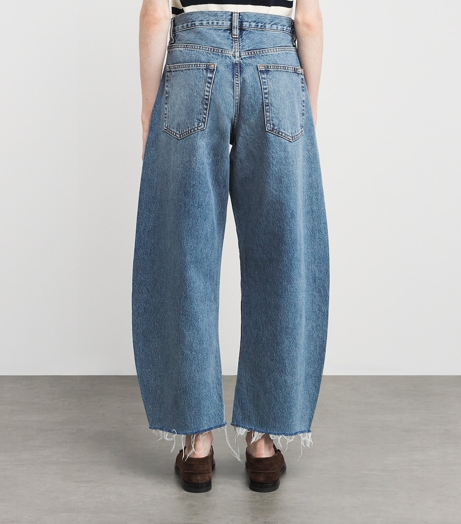 The Bubble Crop Jeans KNOCK OUT RAW FRAY Image 4