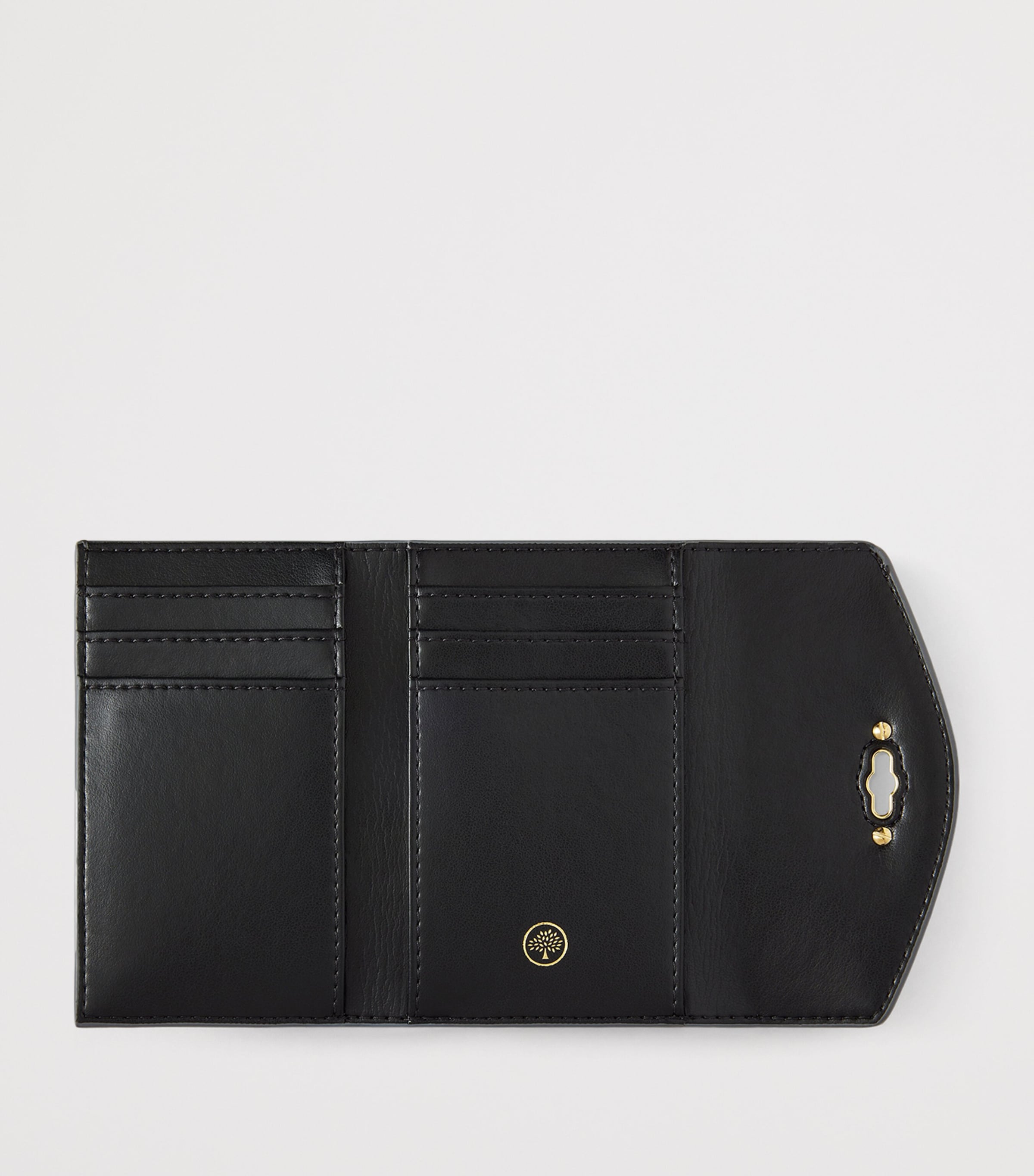 Mulberry Leather Folded Darley Wallet Foggy Grey Image 2