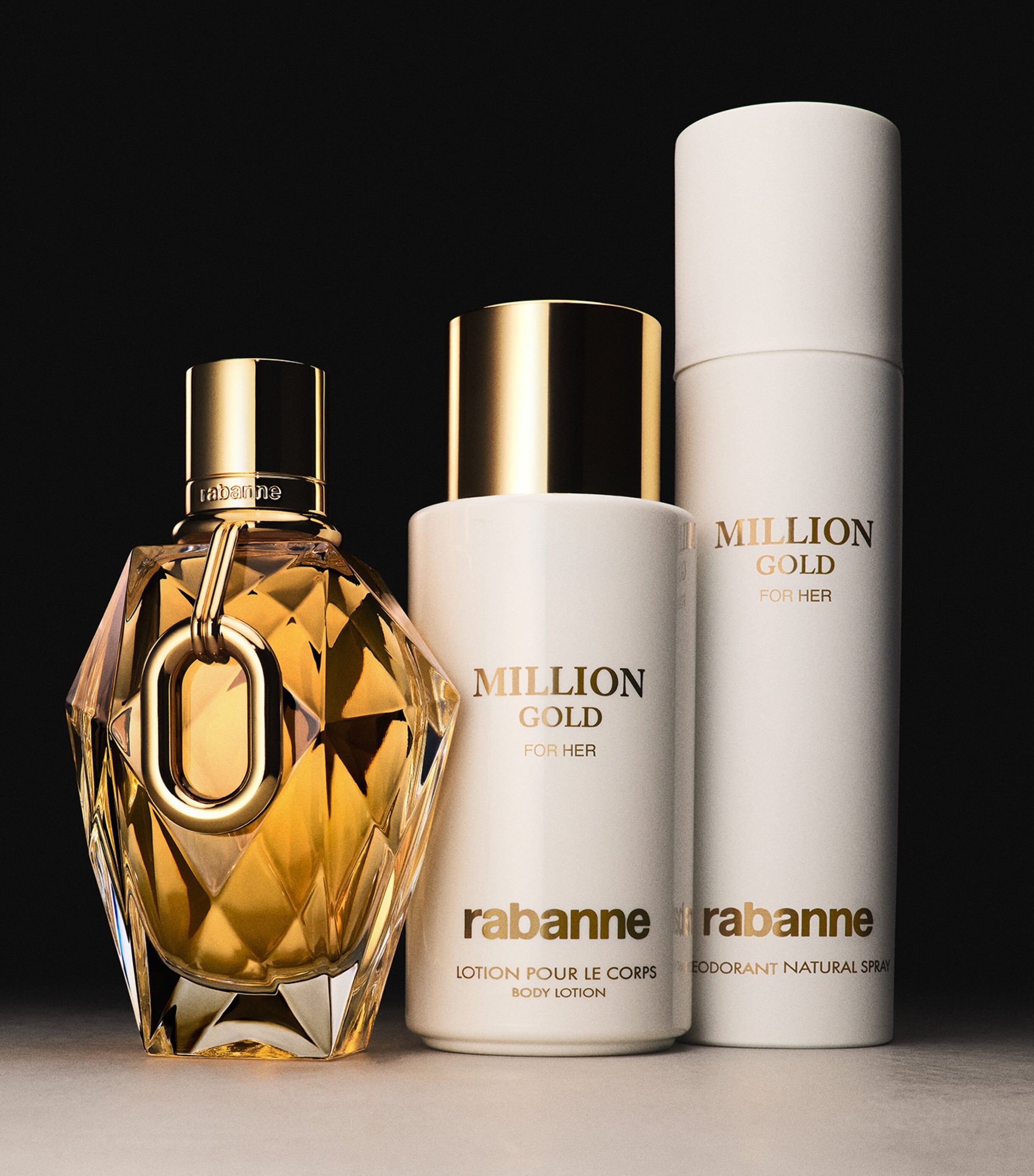 Million Gold For Her Eau de Parfum (90ml) NO COLOUR Image 4