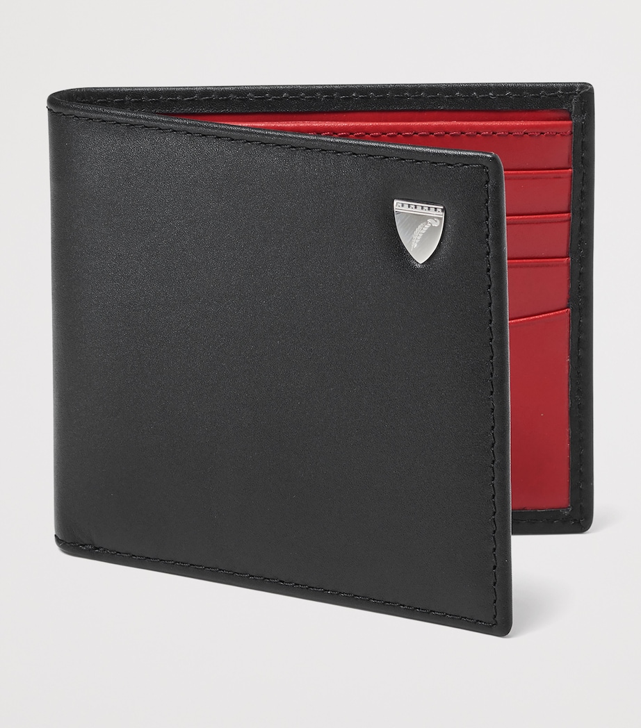 Aspinal Of London Leather Bifold Wallet Black Image 2