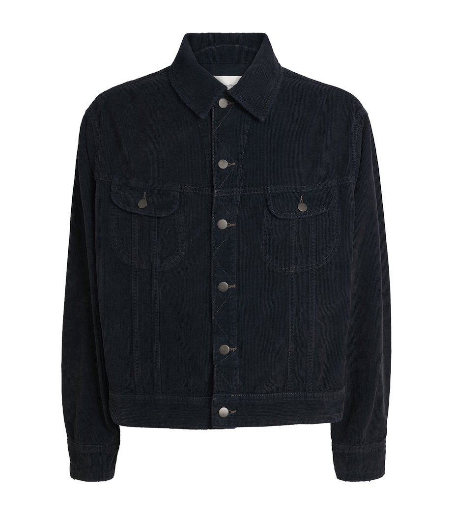 x Aaron Levine Cotton Corduroy Derby Jacket FADED BLUE Image 1