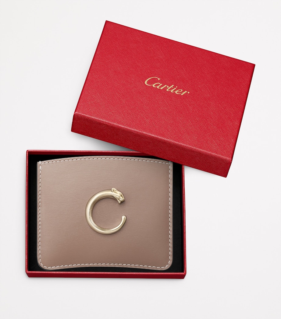 Panthère C de Cartier Card Holder BEIGE Image 4