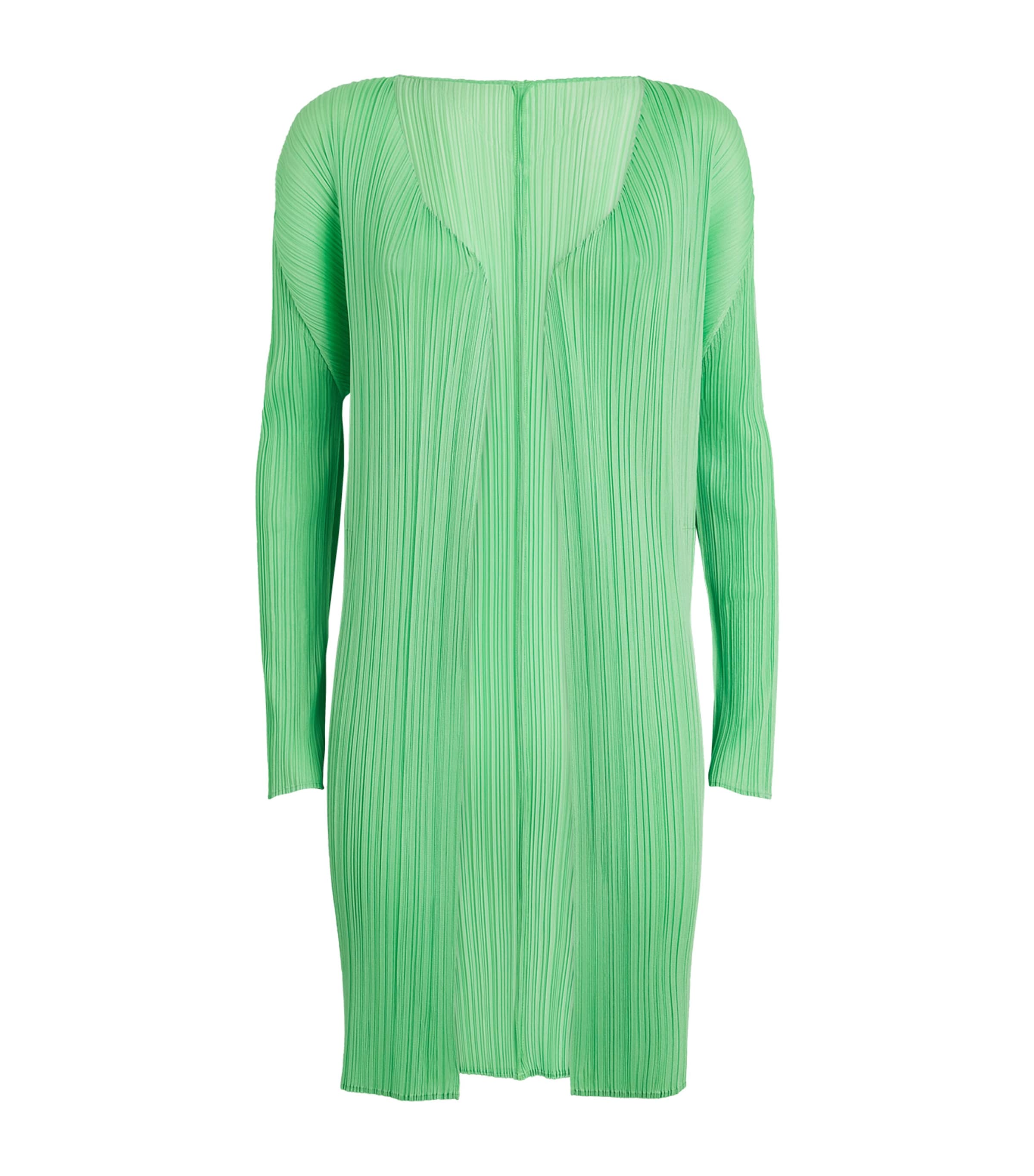Issey Miyake New Colorful Basics 4 Coat In Green