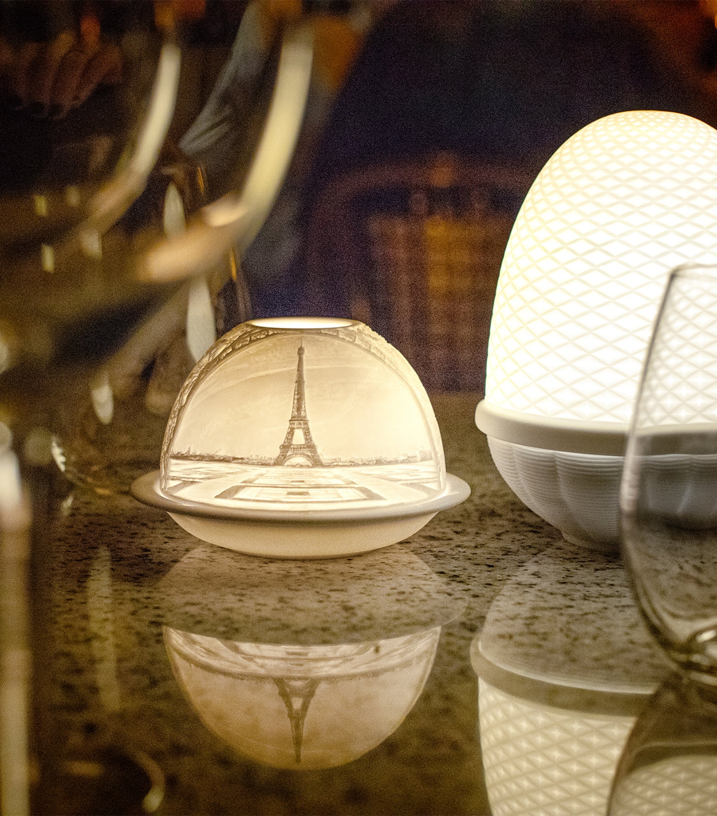 La Tour Eiffel LED Votivelight BLANC Image 3