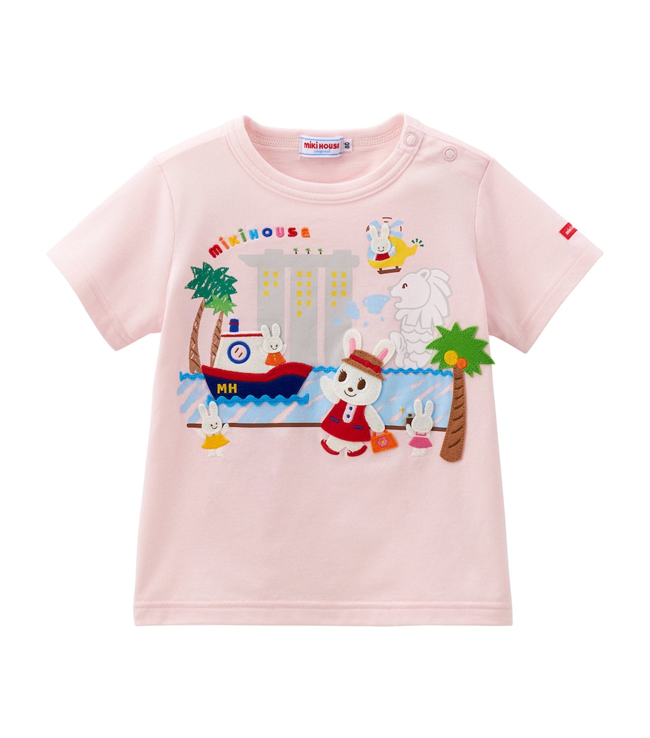 Cotton Appliqué T-Shirt (2-7 Years) 8 Image 1