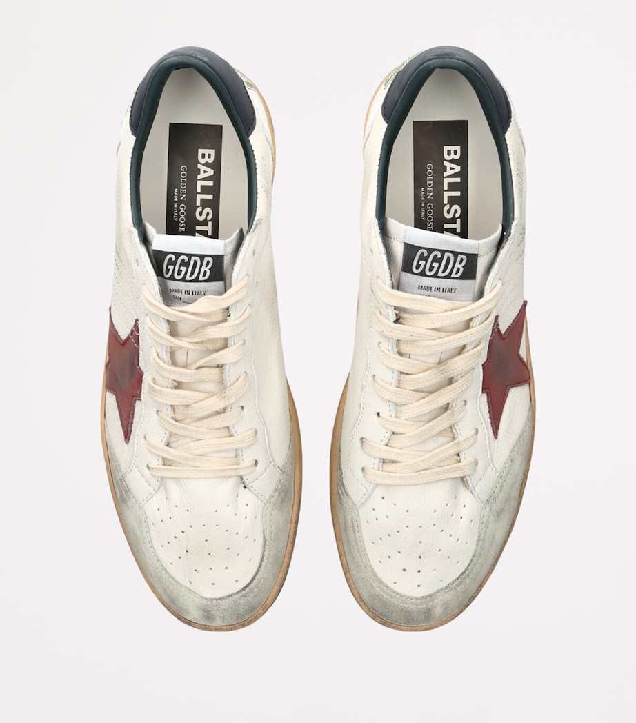 Leather Ballstar Sneakers WHITE/COMB Image 4