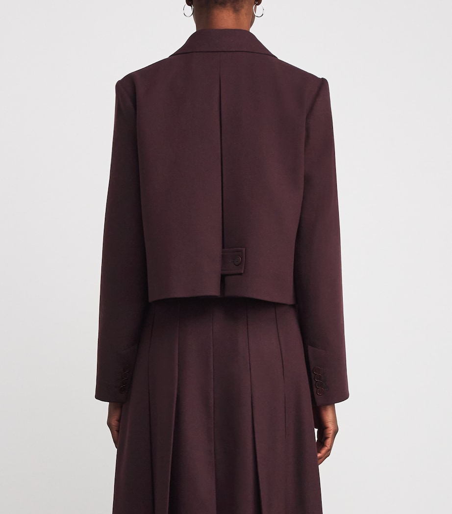 Virgin Wool Elia Blazer MARASCHINO Image 4