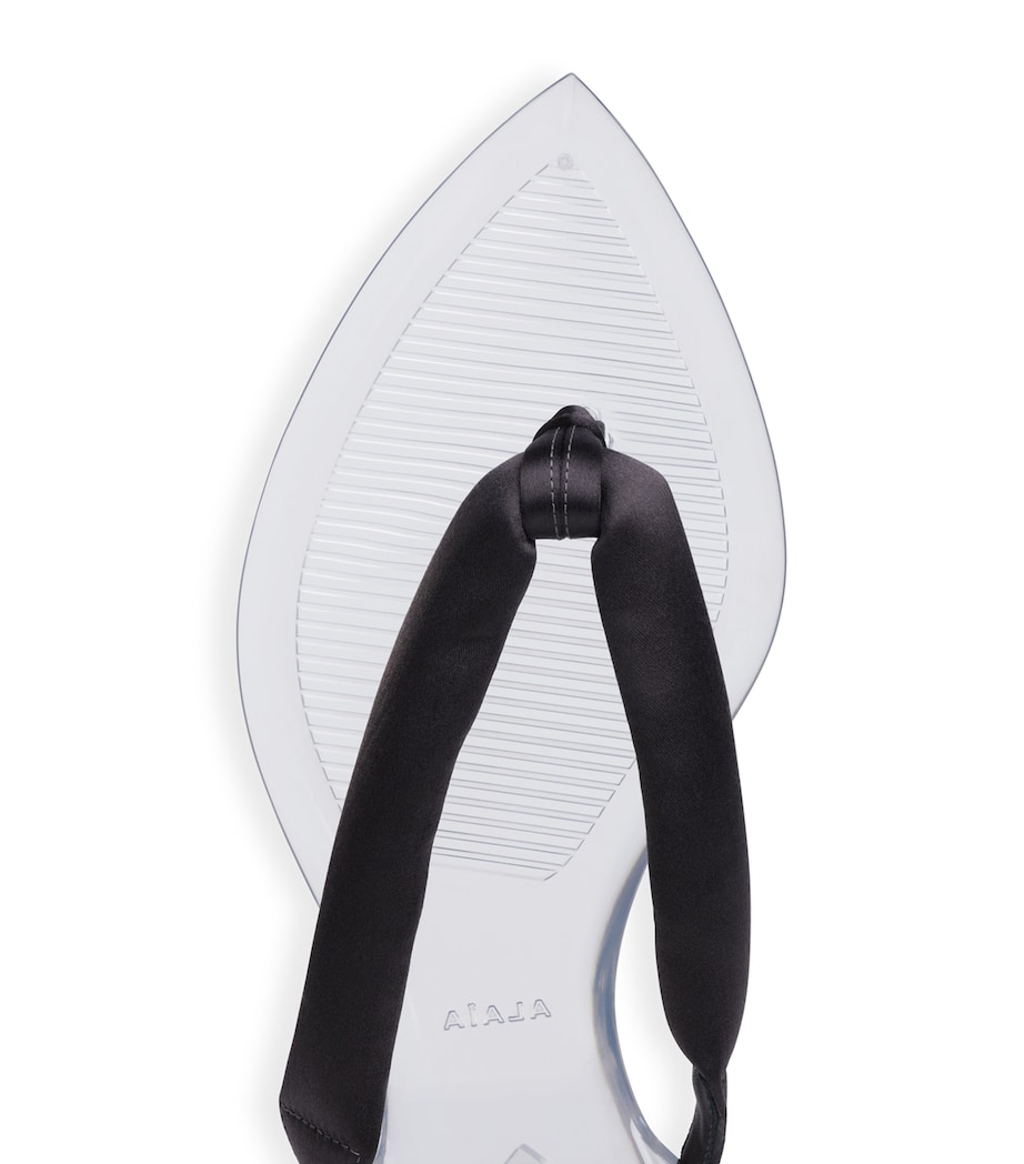 Alaïa Invisible Thong Flip Flops Anthracite/dark Grey Image 4