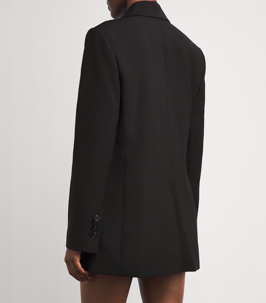 Single-Breasted Corinthian Blazer DBLK BLACK Image 4