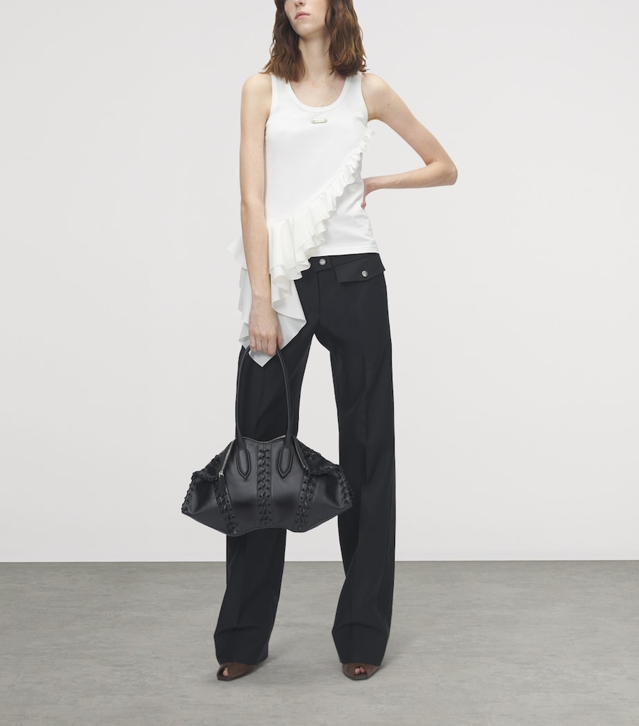 Leather Manta Top-Handle Bag 1000 Image 2