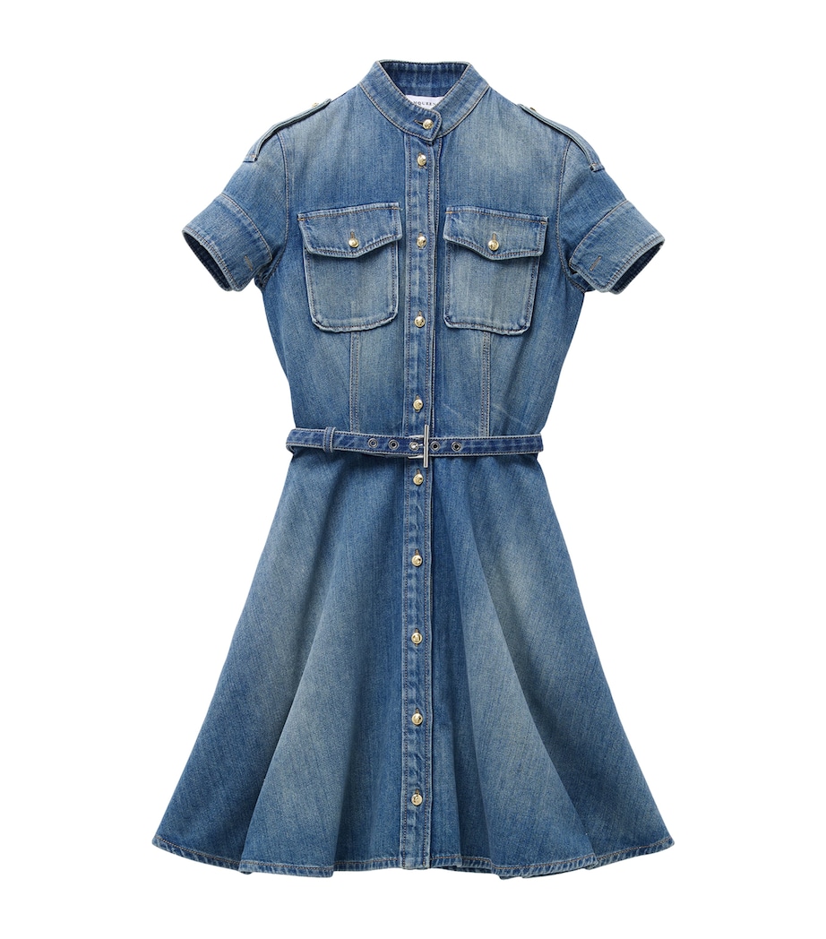 Stonewashed Denim Mini Dress 4315 Image 1