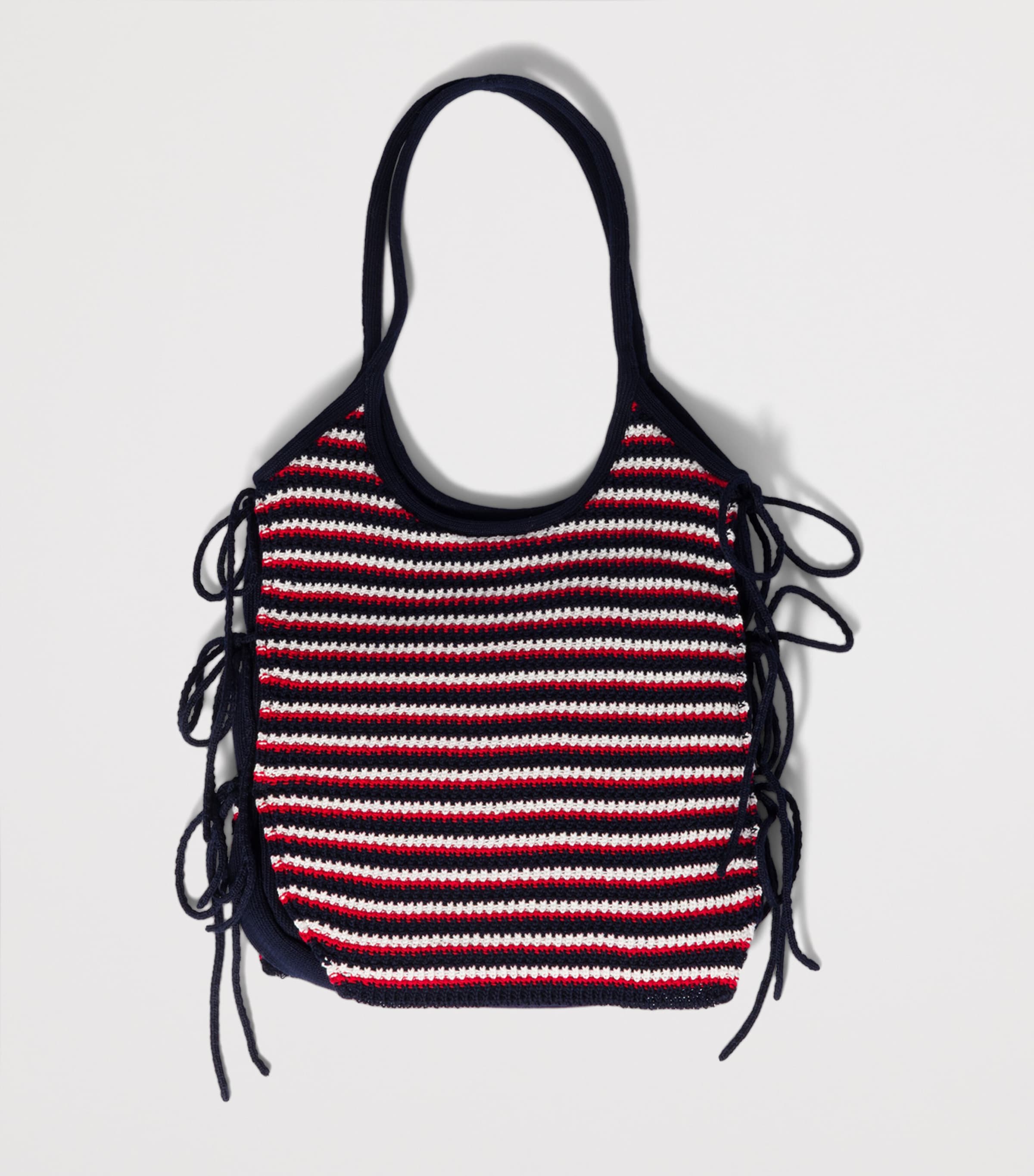 Miu Miu Crochet Ivy Tote Bag Blue Image 3