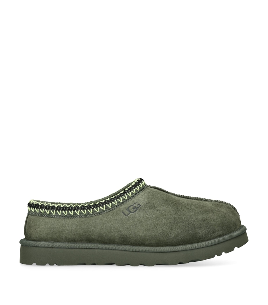 UGG Suede Tasman Slippers Khaki Image 1