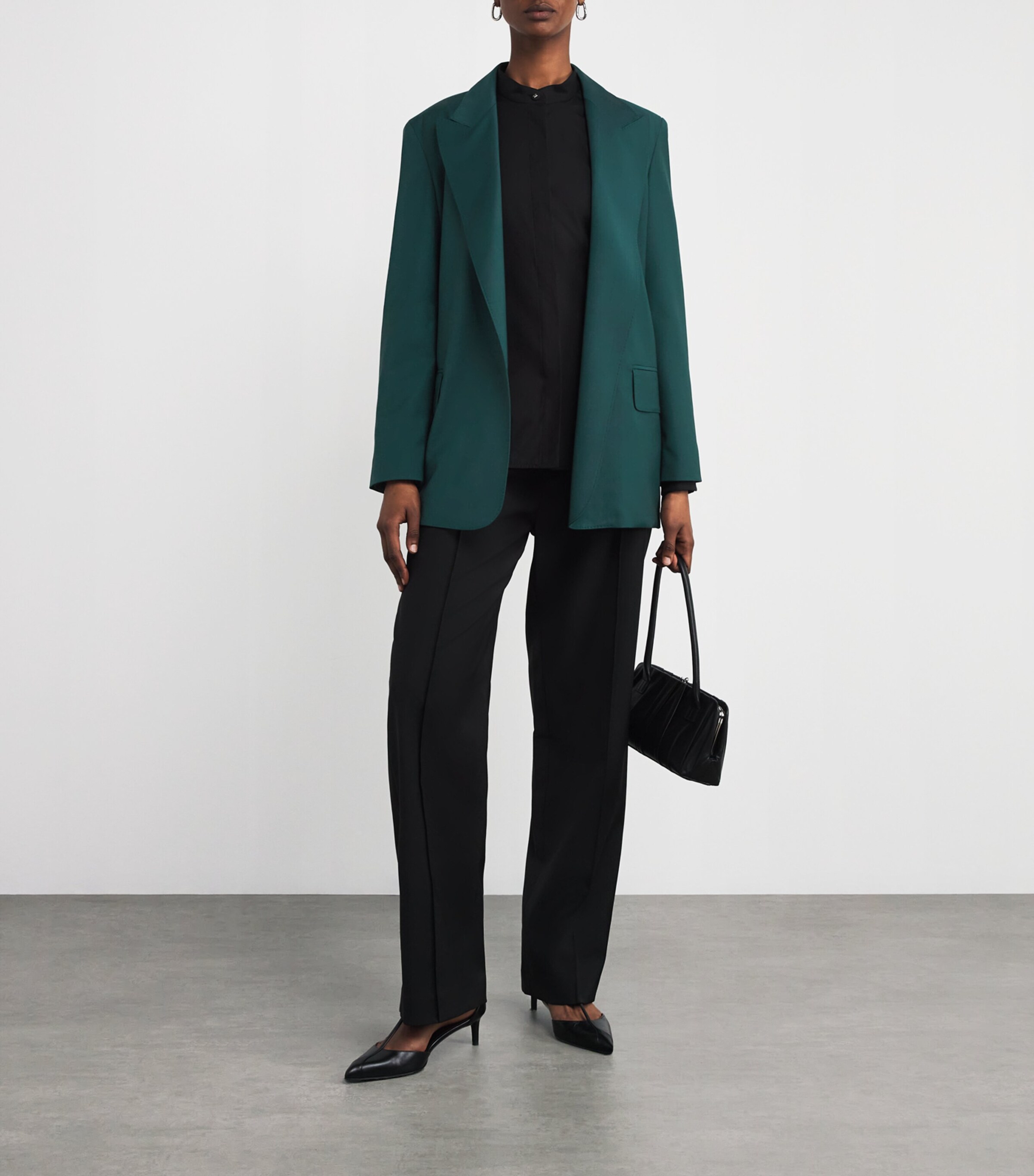 Max Mara Virgin Wool Tie-Waist Blazer | Harrods US