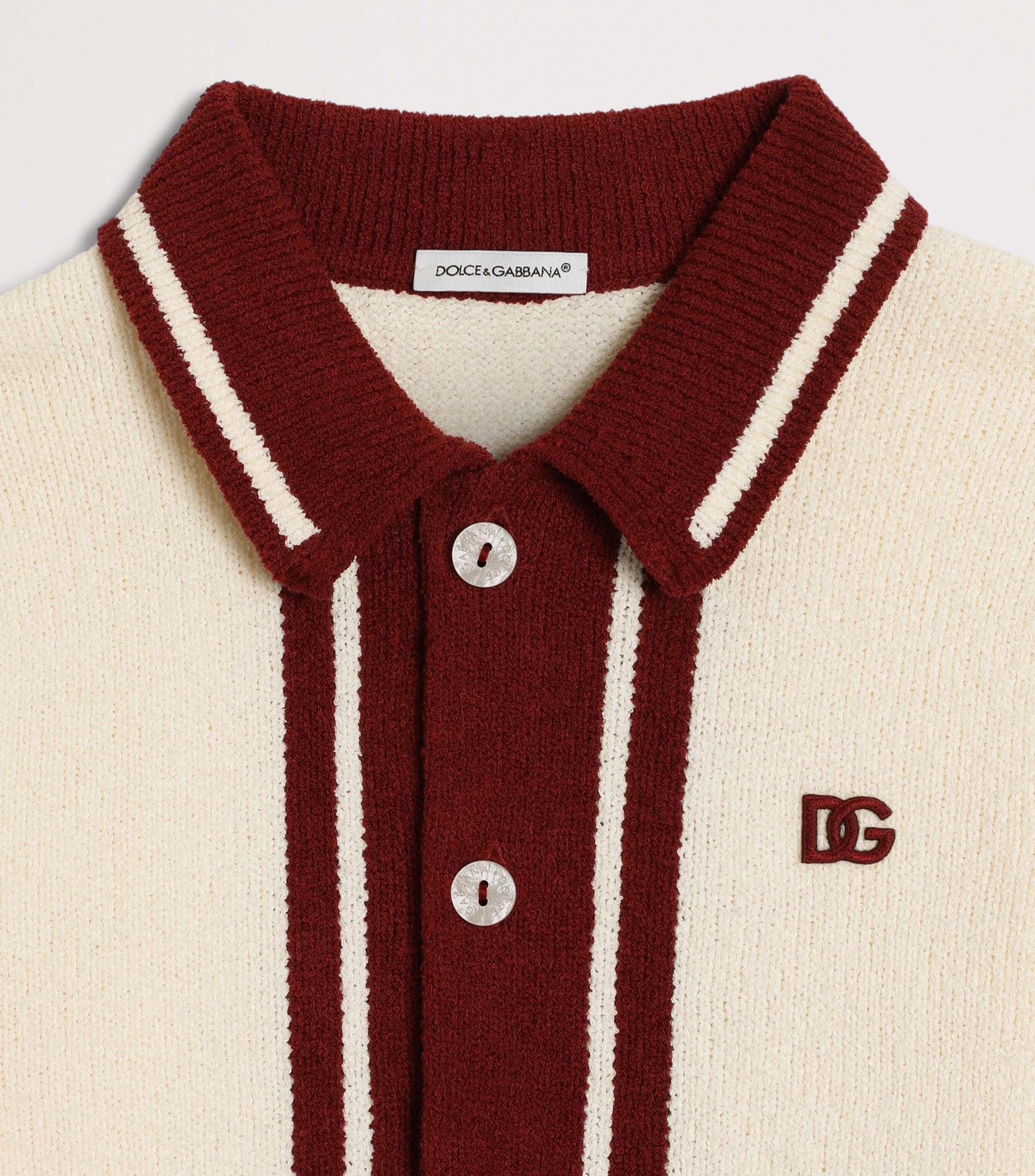 Dolce&Gabbana Kids Multi Intarsia Polo Shirt (8-14 Years) | Harrods UK