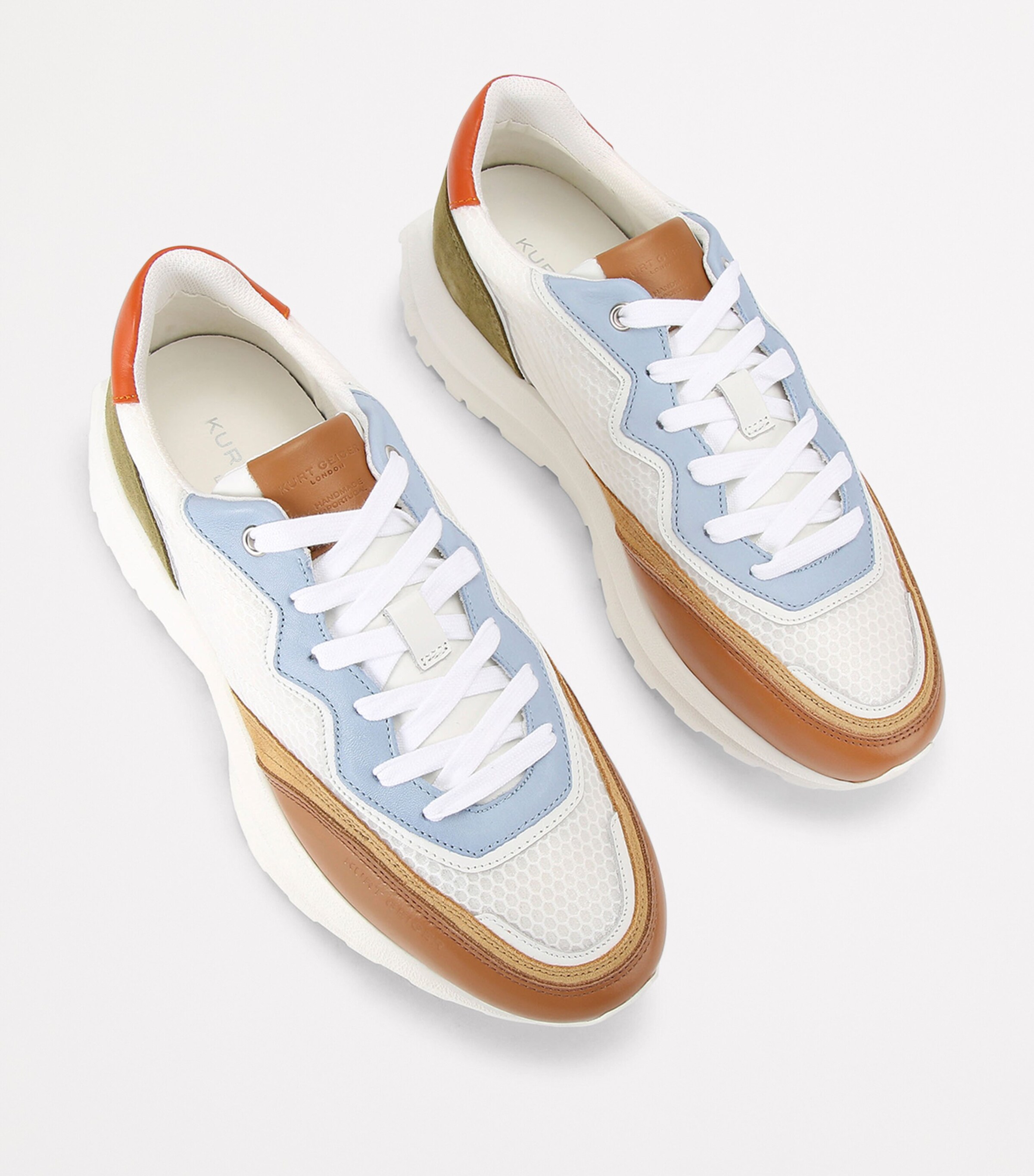 Kurt Geiger London Mens Goodwin Low-Top Sneakers White/oth Image 4