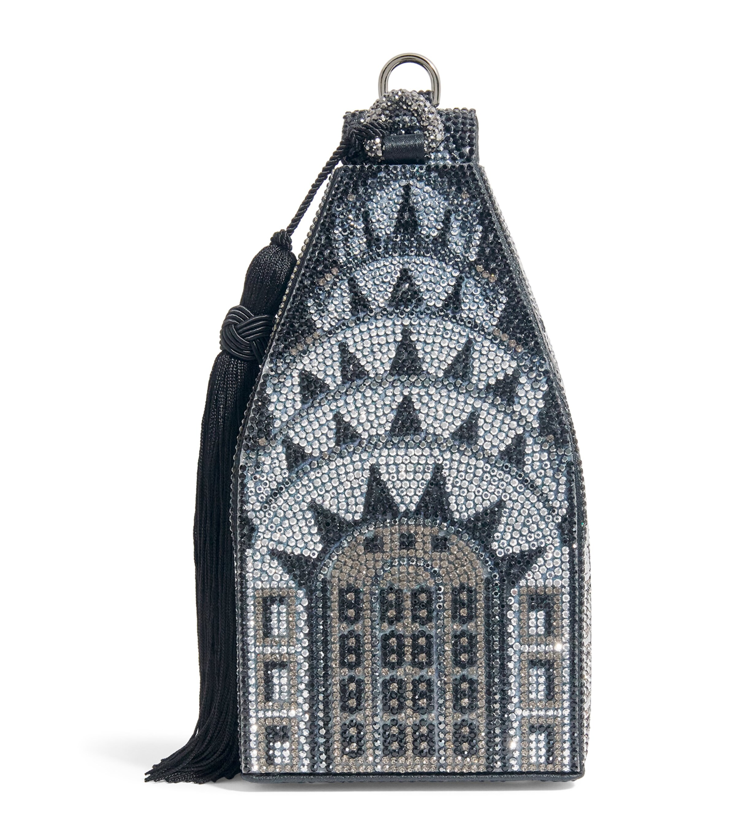 Judith Leiber Multi Embellished Chrysler Building Clutch Bag
