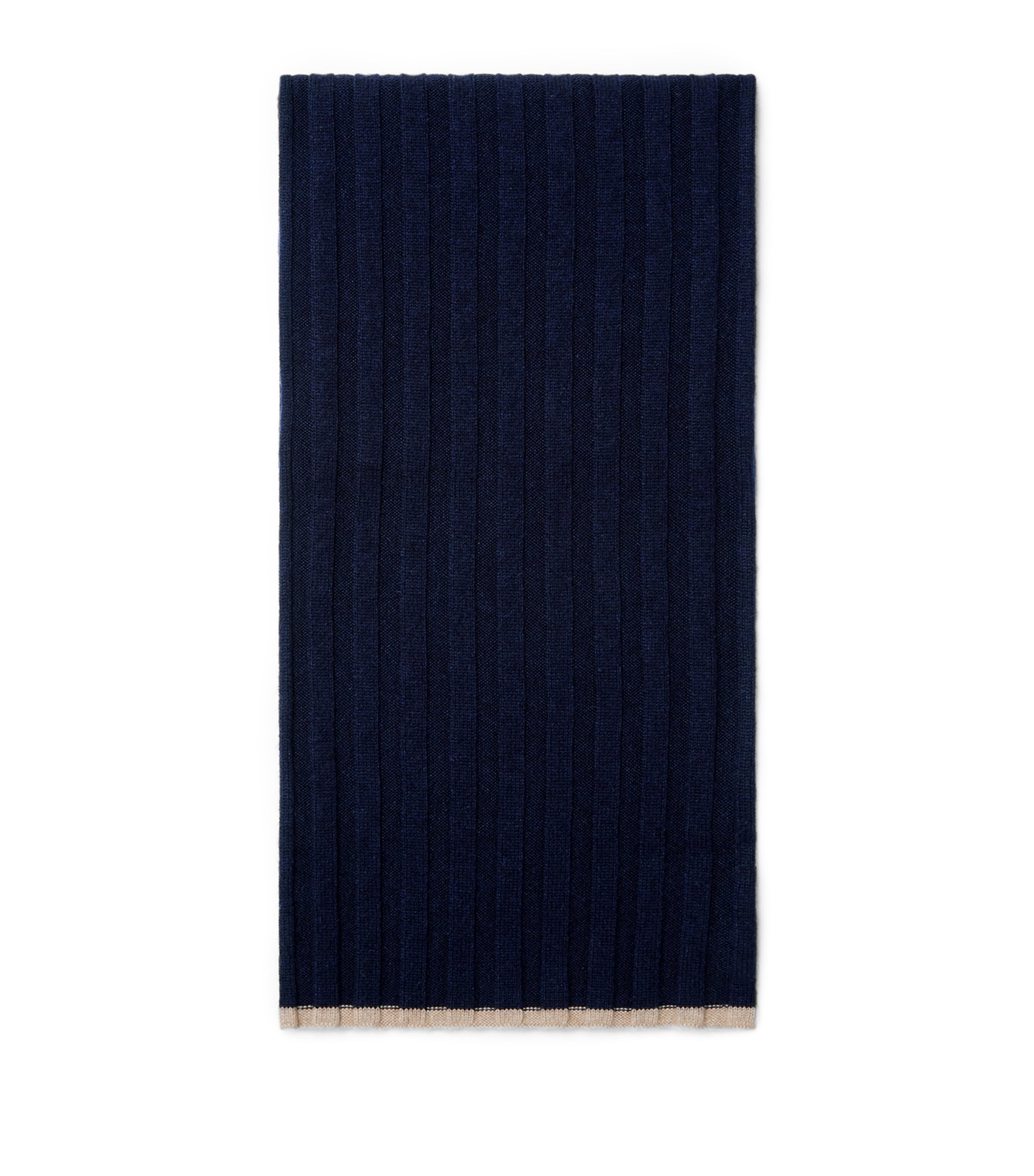 Cashmere Ribbed Scarf CU715 Image 1