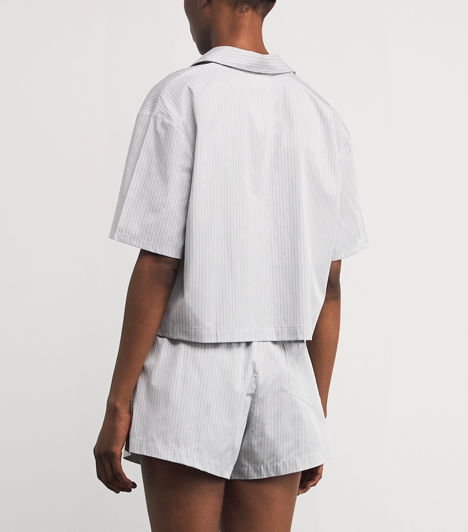 Stripe Yoshi Polo Shirt DOVE/FOREST STRIPE Image 4