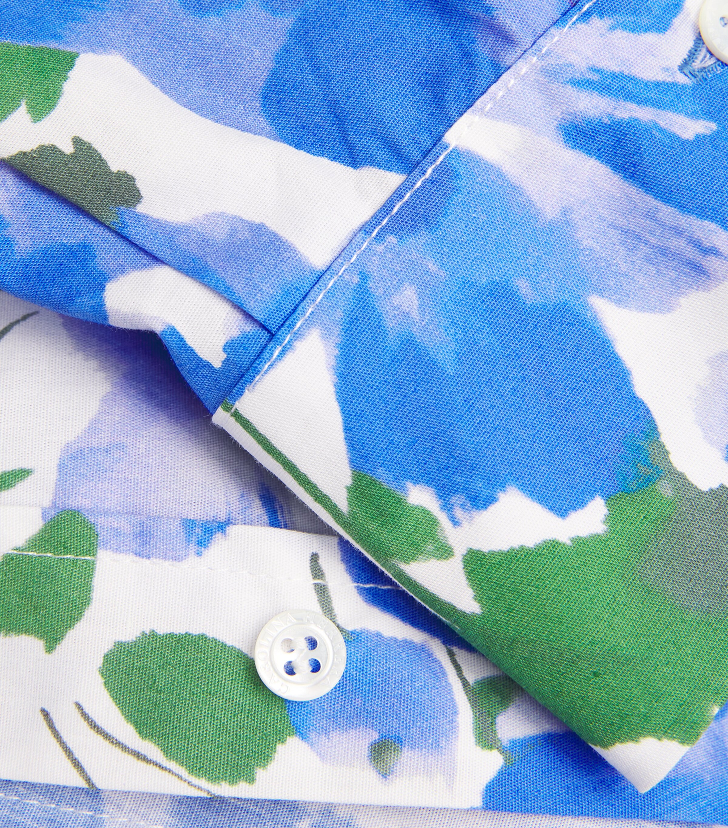 Cotton Floral Shirt 172 DELPHINIUM MULT Image 5