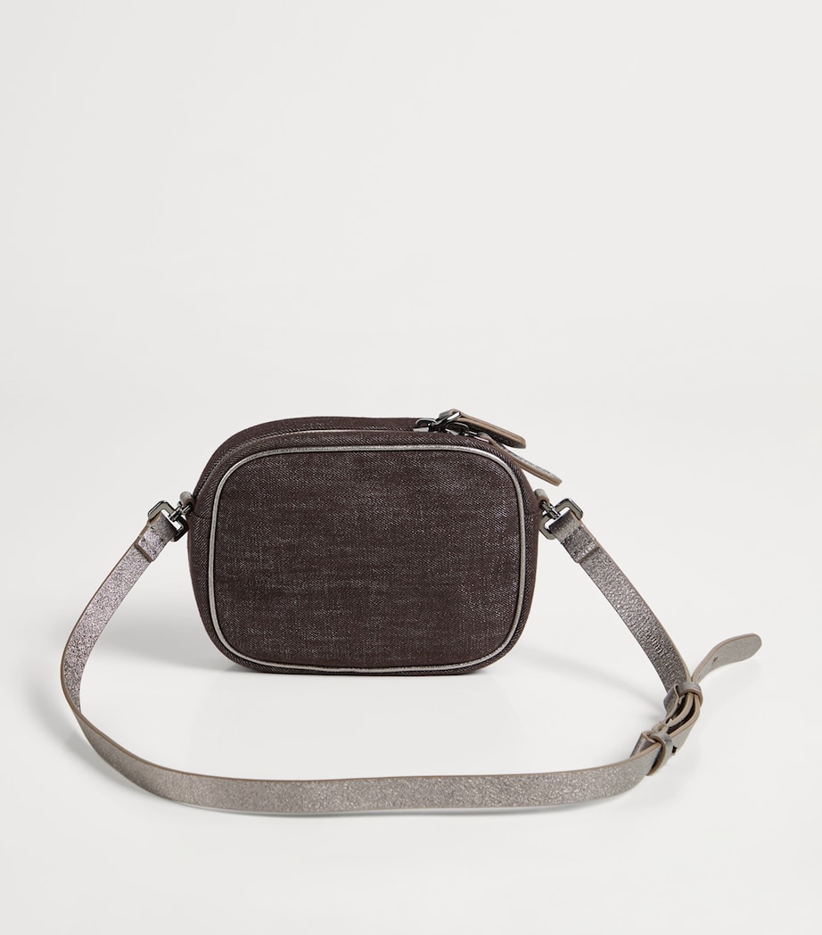 Sparkly Denim Embroidered Bag C003 Image 5