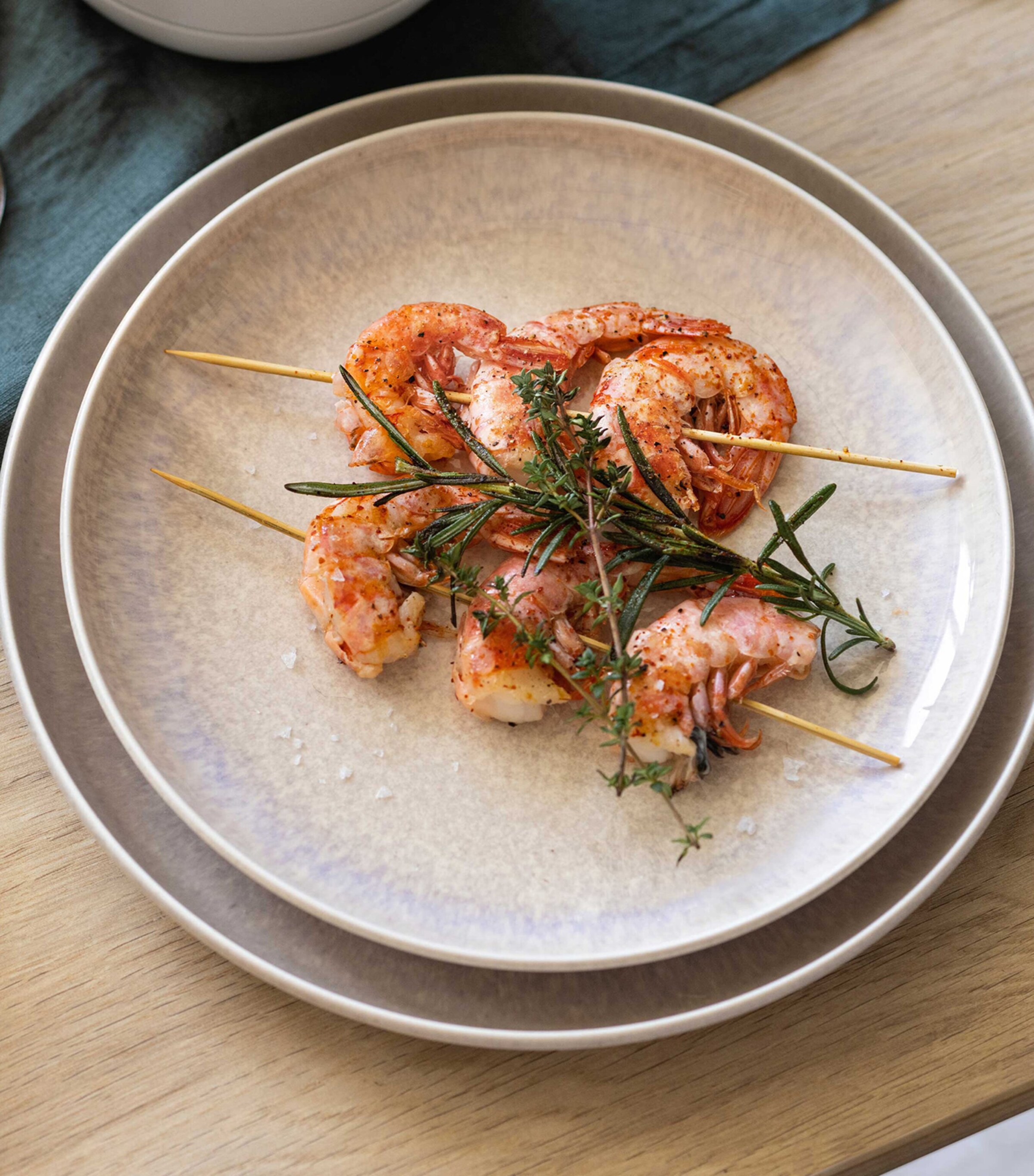 Porcelain Perlemor Breakfast Set BEIGE Image 2