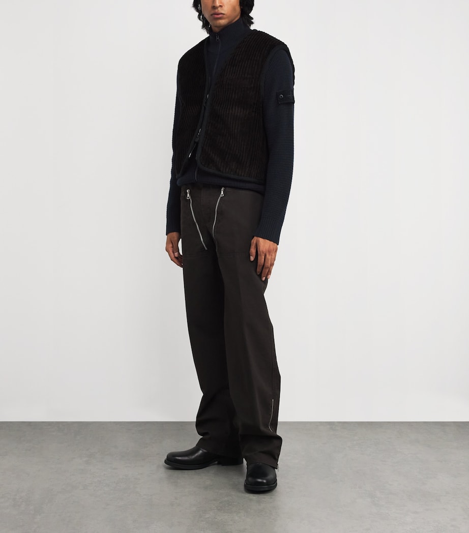 GHOST PIECE Virgin Wool Cardigan V0020 Image 2