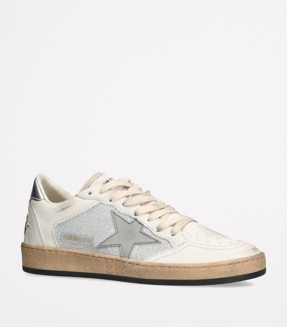 Golden Goose Glitter Ball Star Low-Top Sneakers White/oth Image 3