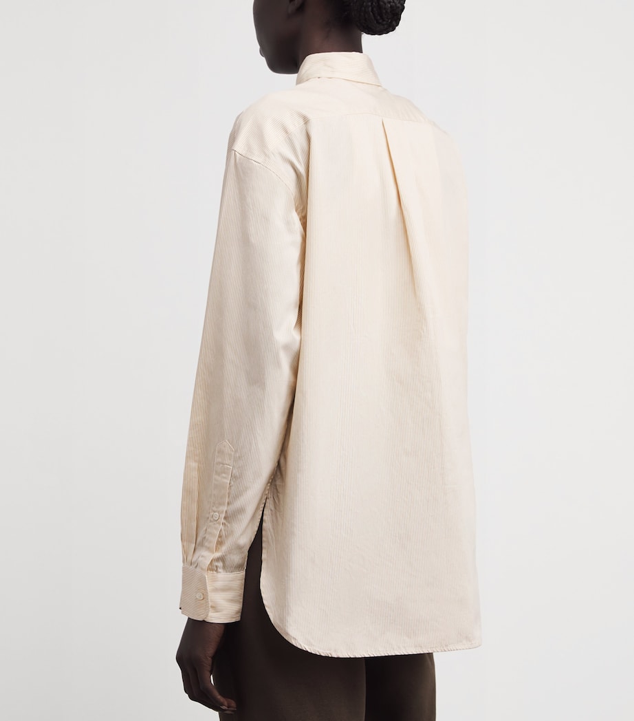 Stripe Polo Pony Shirt 2000D POLO TAN-WHITE Image 4