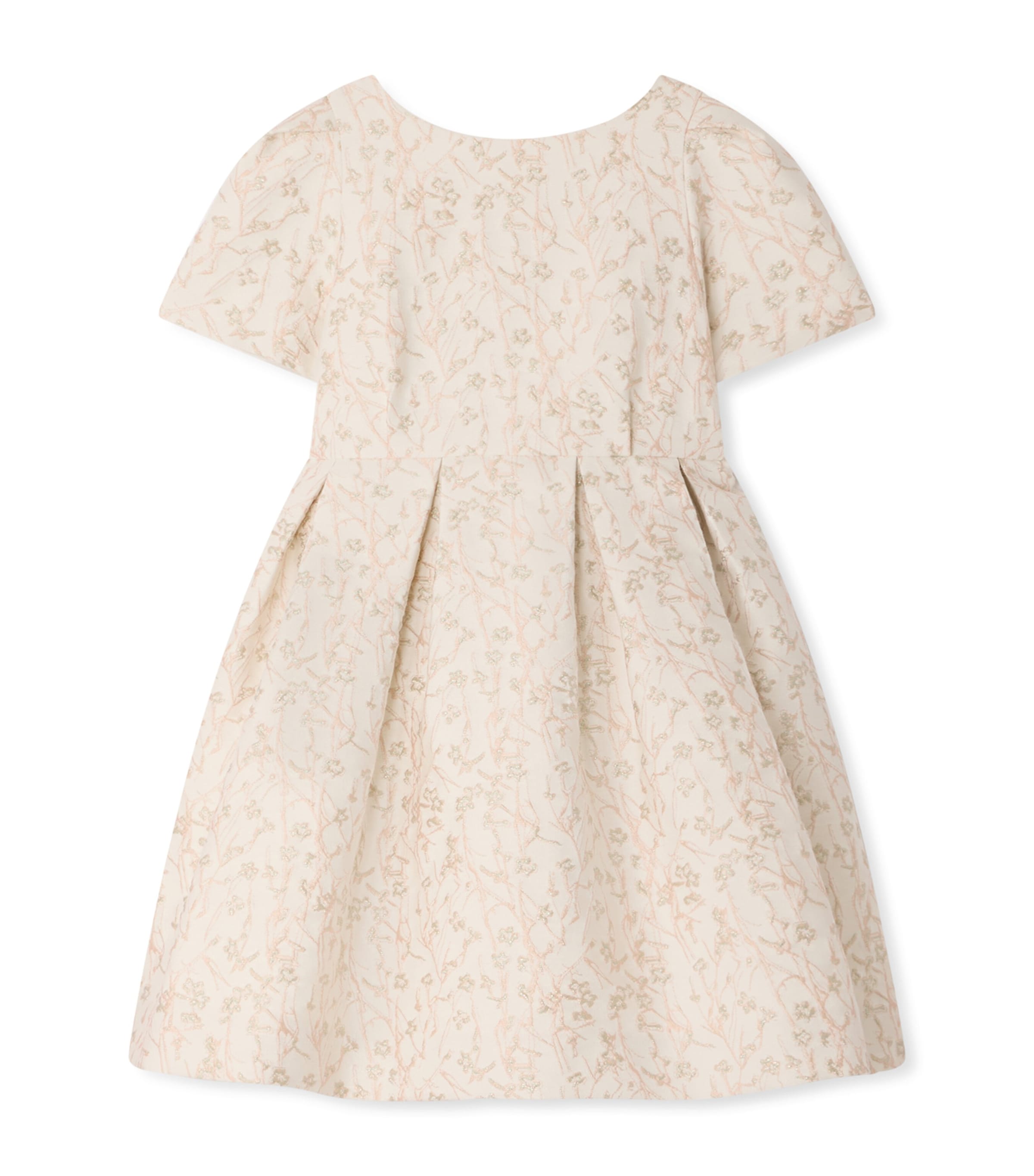 Bonpoint Floral Embroidered Occasion Dress (10-14 Years) Fleurs Rose Image 1