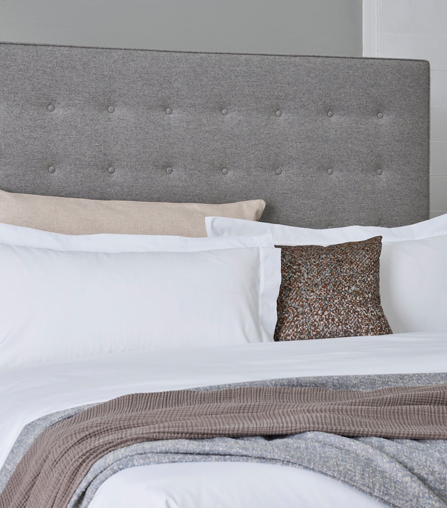 Cotton Percale The Drift Oxford Pillowcase (50cm x 75cm) WHITE Image 3