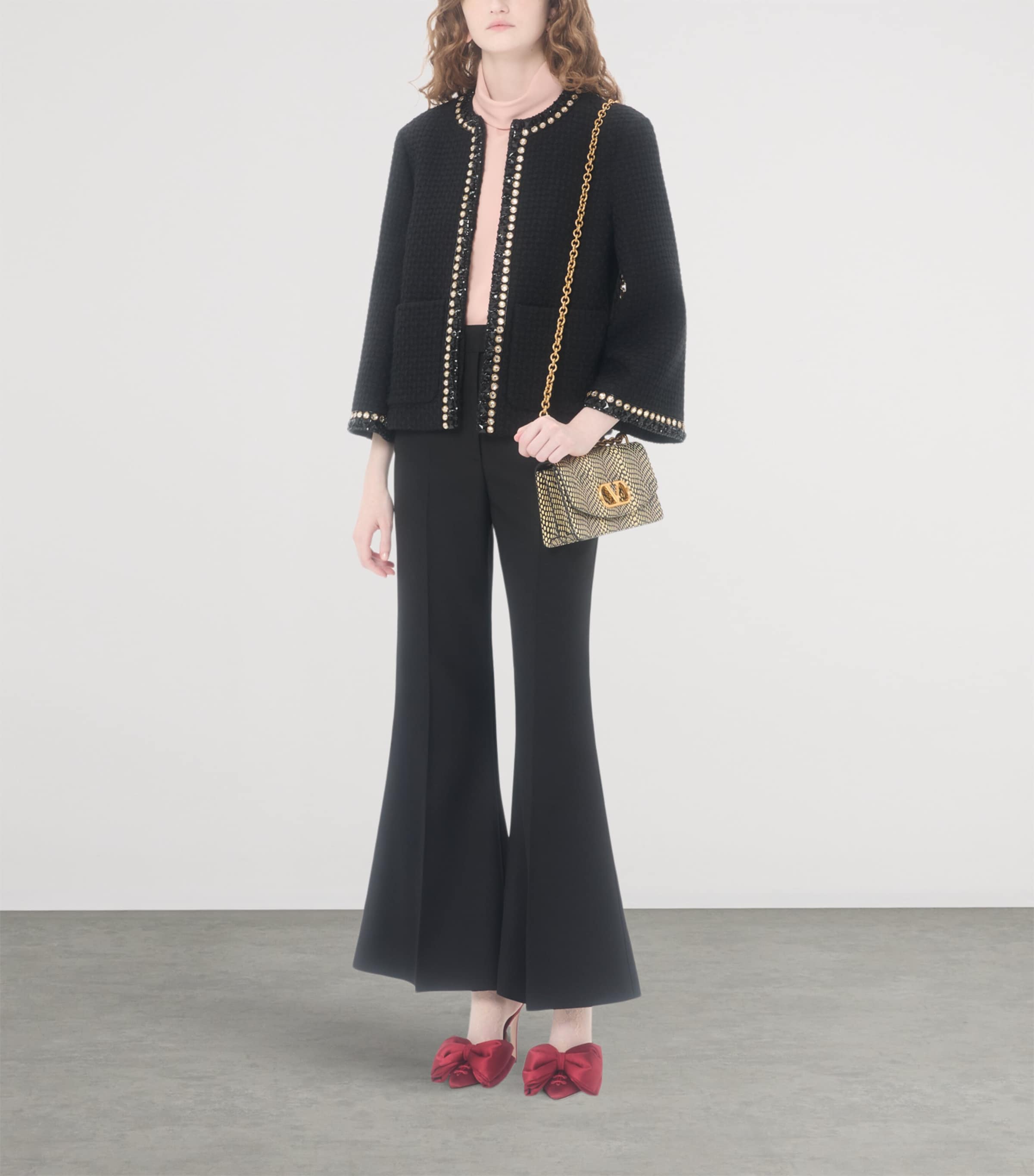 Silk Bow-Tie Blouse 0LZ Image 5