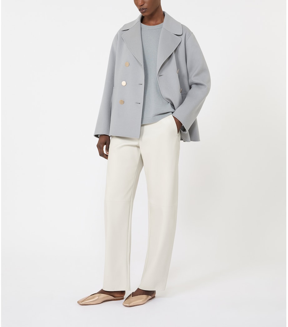 Wool-Cashmere Crew-Neck Sweater LIGHT BLUE Image 2