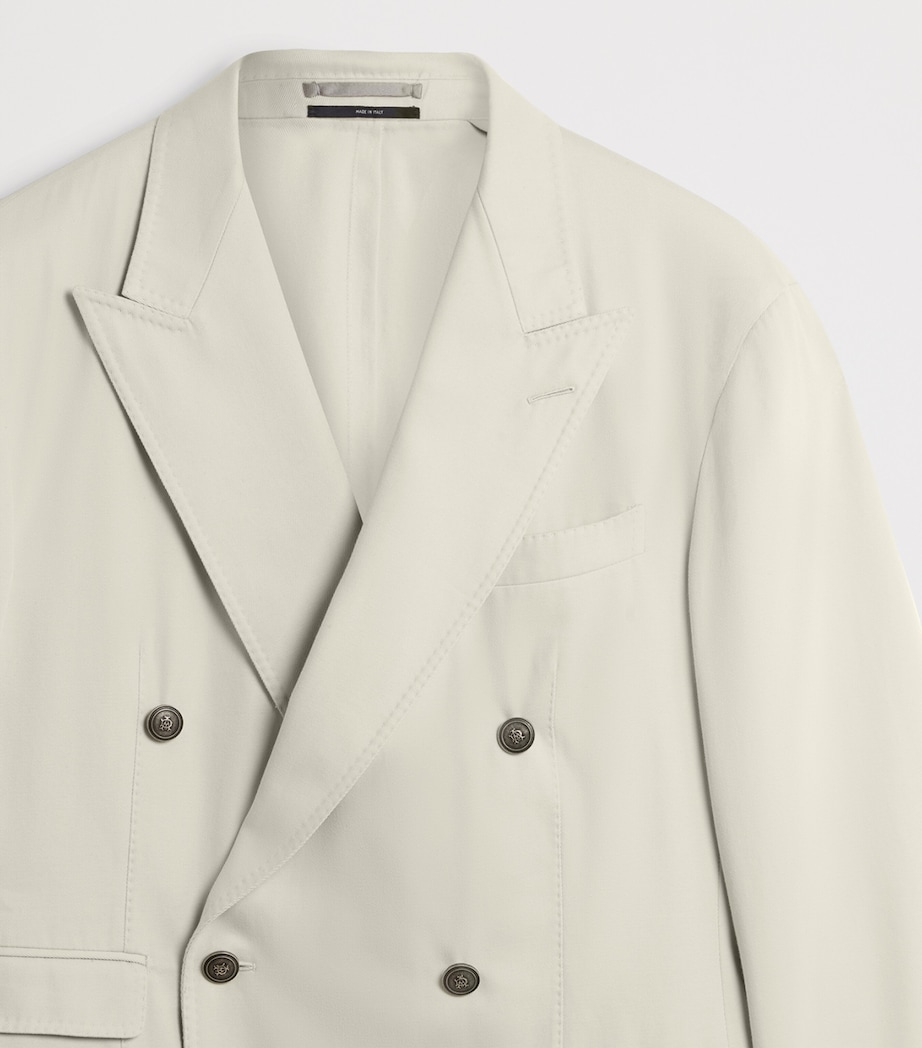 Cotton-Cashmere Cavendish Blazer 077LIGHT STONE Image 6