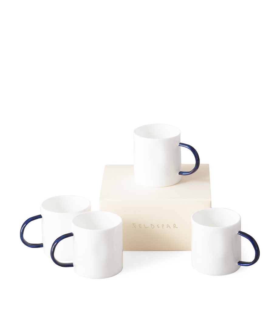 Set of 4 Cobalt Espresso Mugs COBALT (BLUE) Image 5