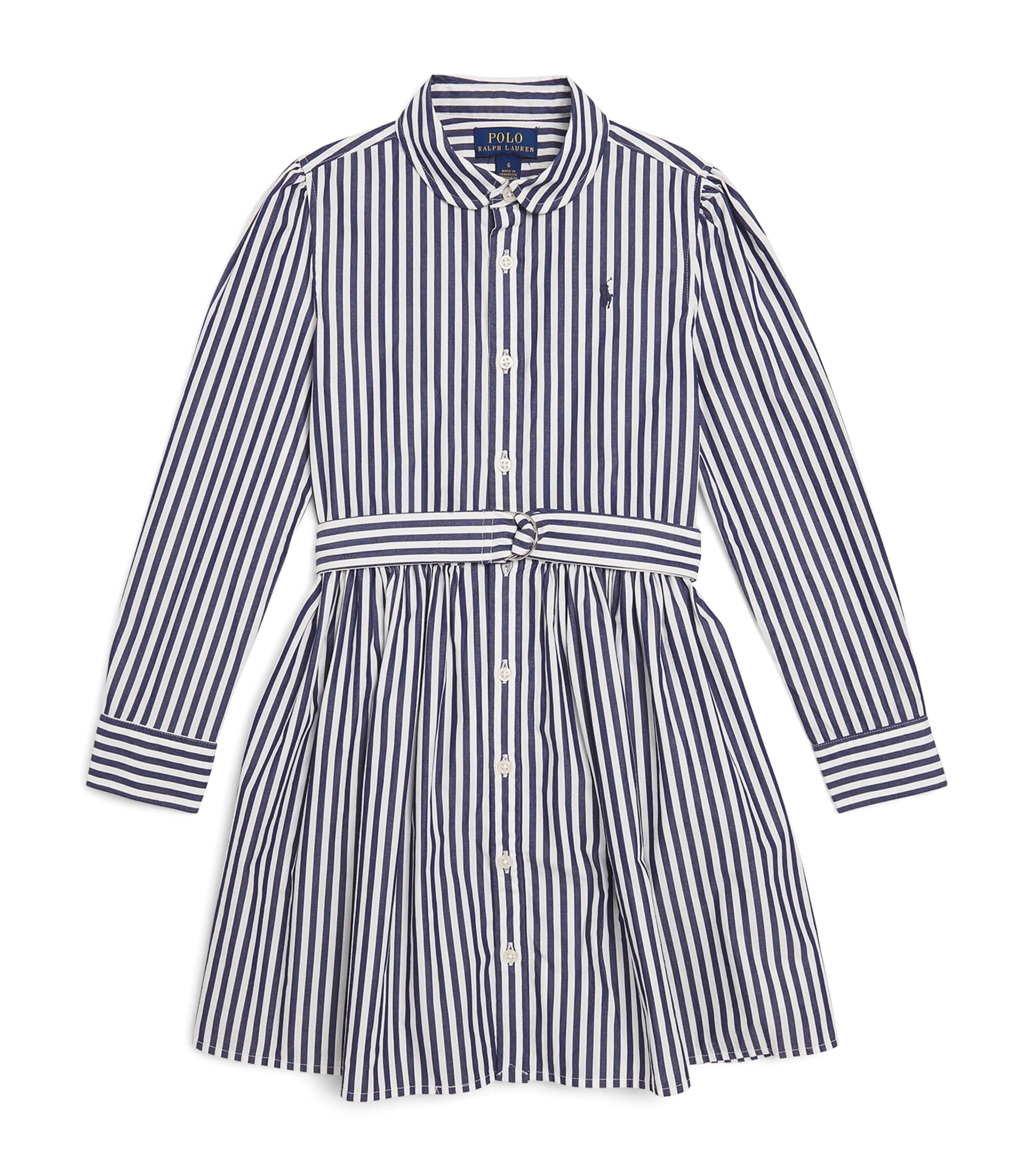 POLO RALPH LAUREN COTTON POPLIN SHIRT DRESS