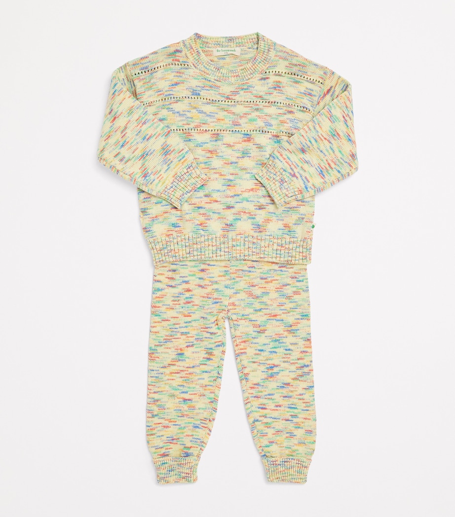 Organic Cotton Space Dye Sweater (2-5 Years) RAINBOW Image 3