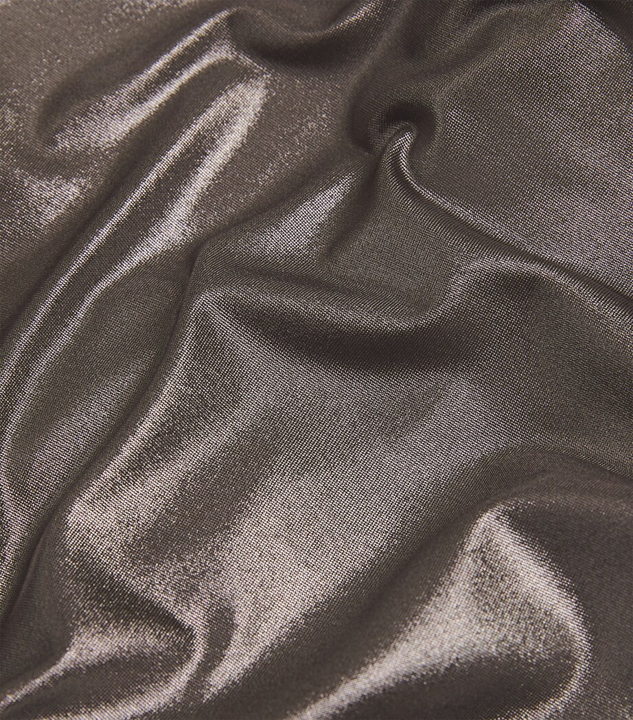 Metallic Bodysuit 043 STEEL Image 5