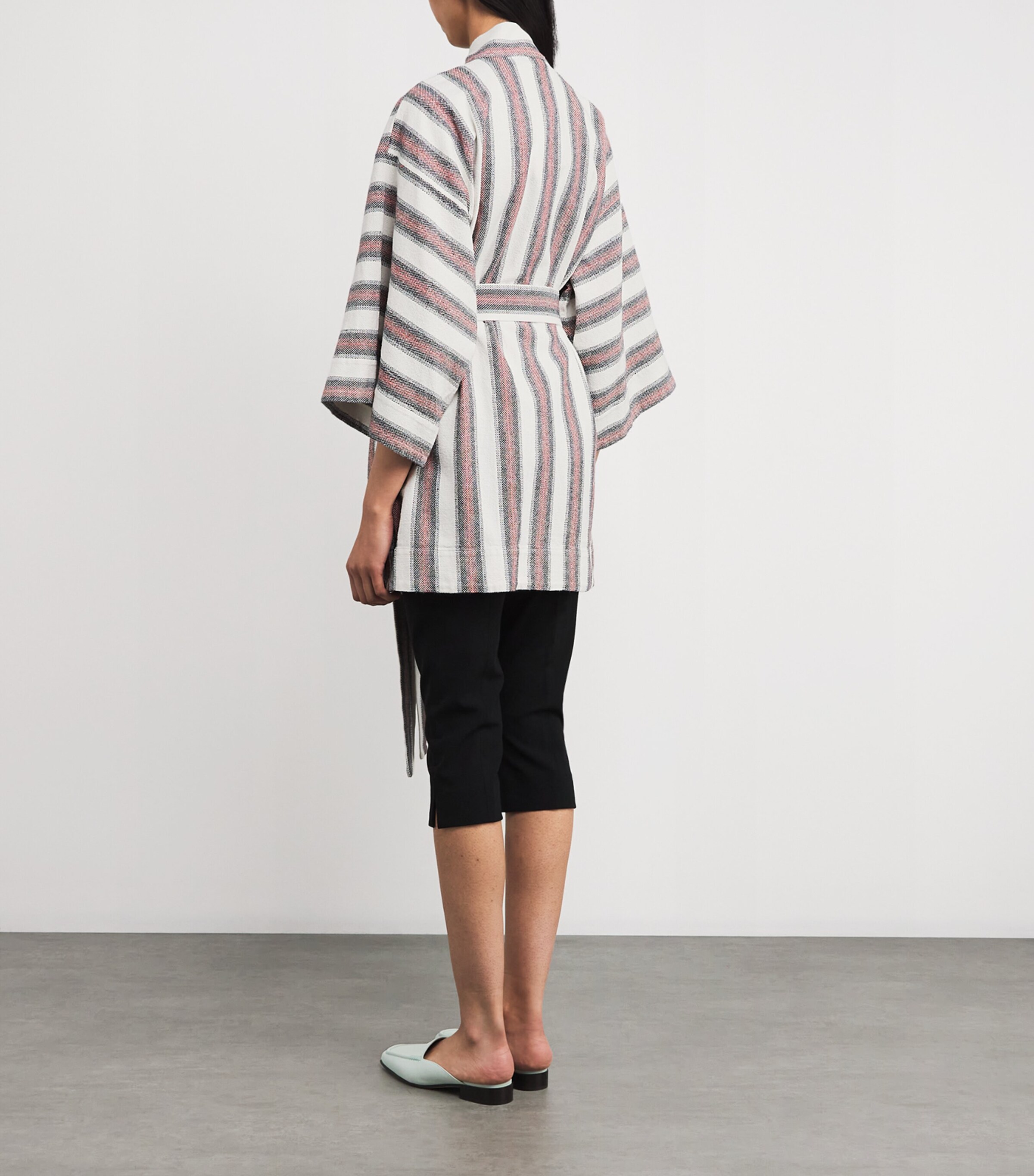 CAMILLA AND MARC Womens Stripe Balthaza Robe Dress Balthaza Stripe Image 4