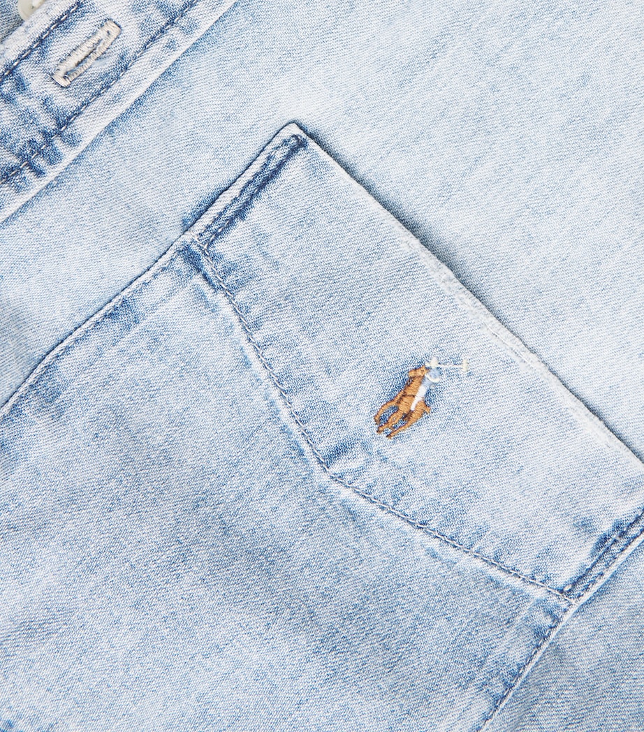 Relaxed Denim Shirt BLUE Image 5