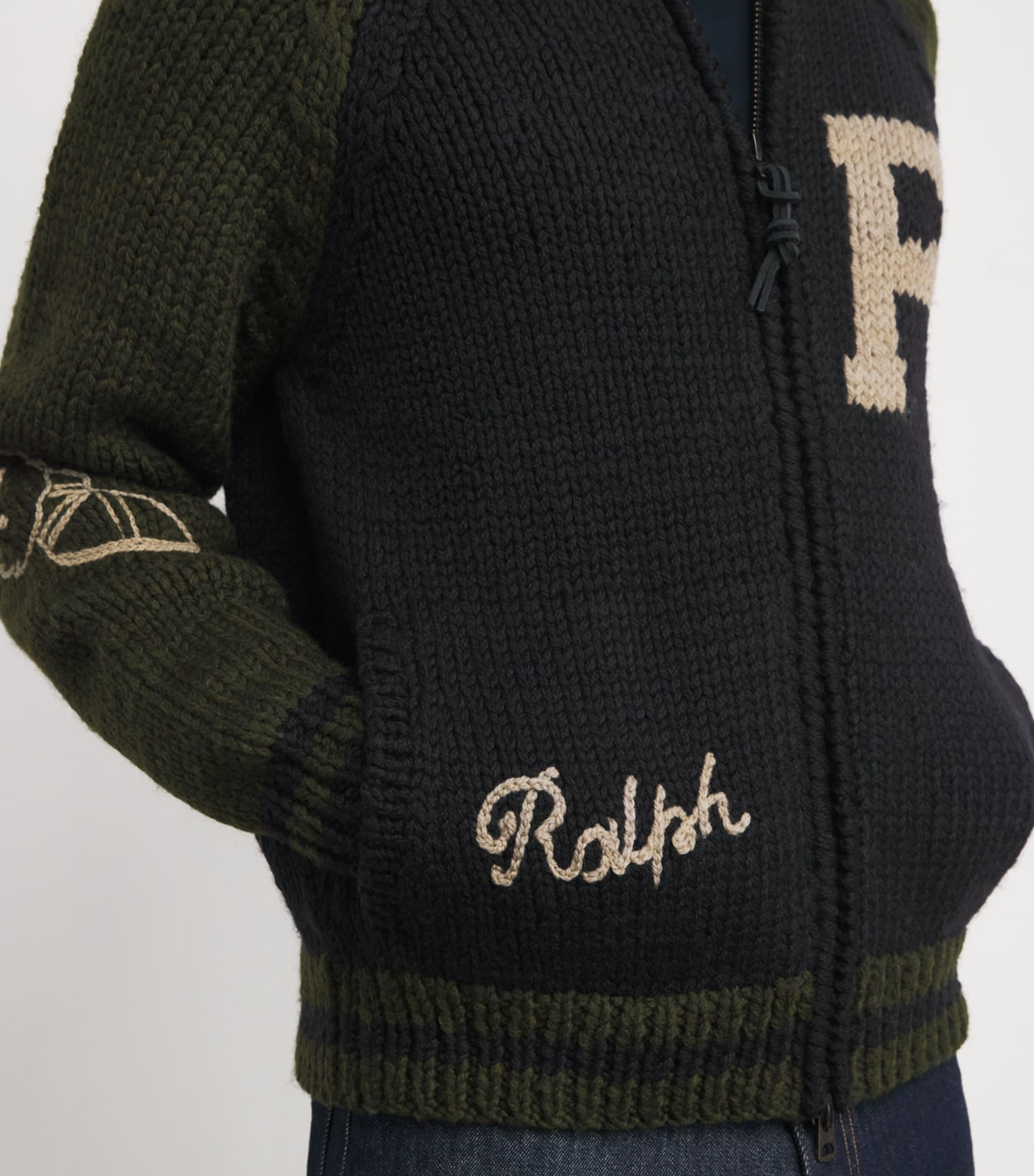 Wool Varsity Cardigan MULTI Image 6