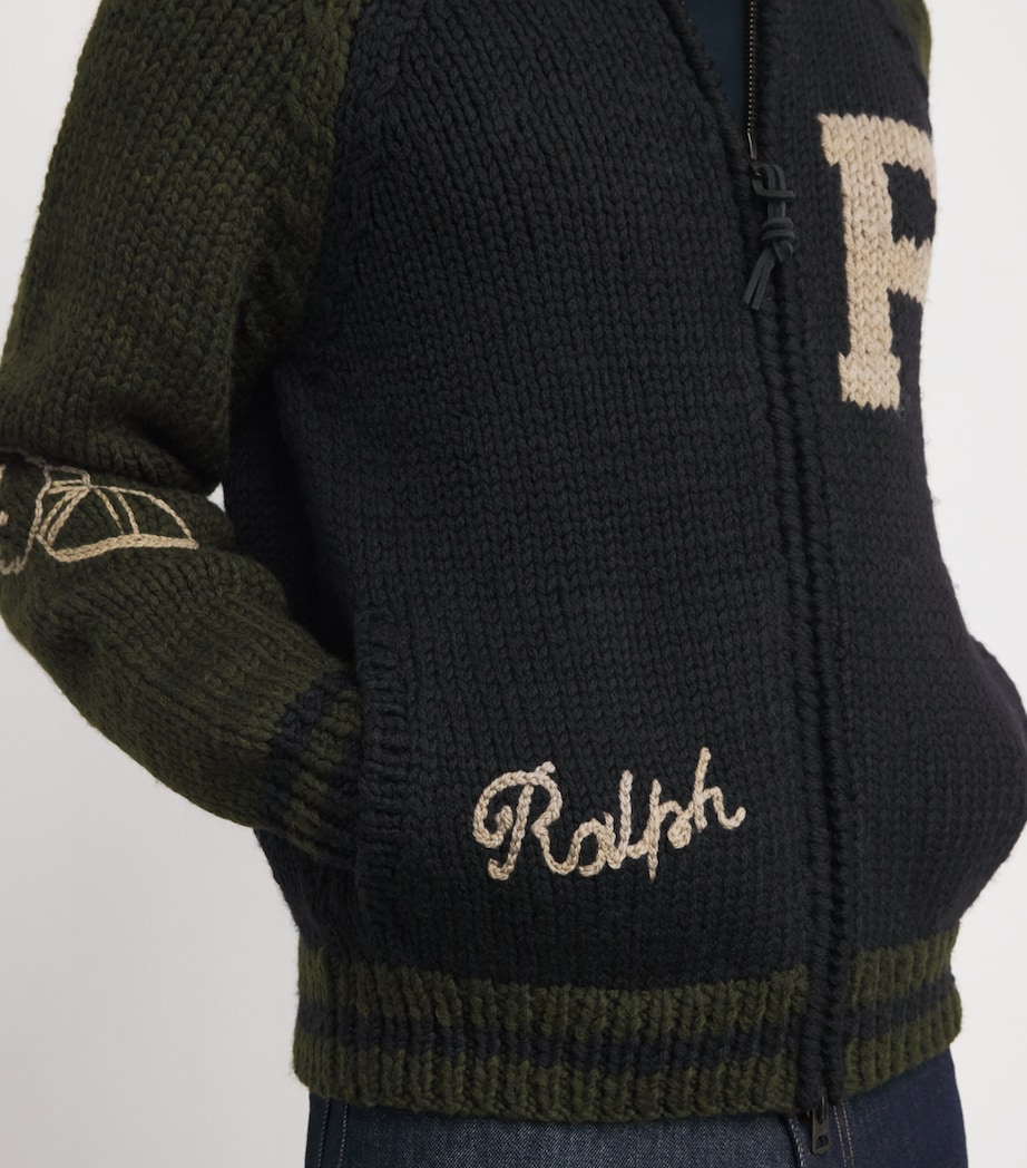 Wool Varsity Cardigan MULTI Image 6