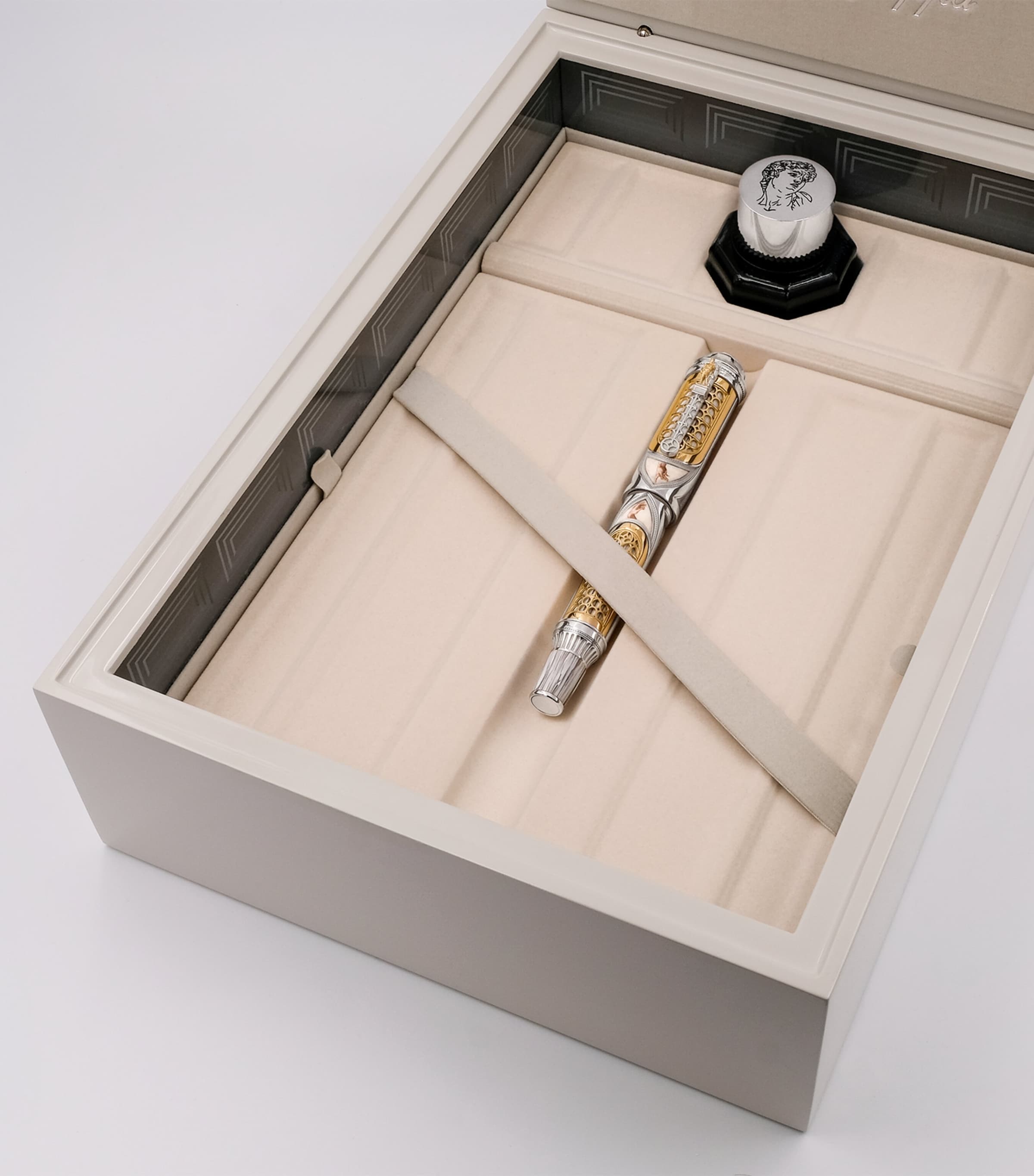 Yellow Gold Michelangelo Rollerball Pen MULTI Image 5