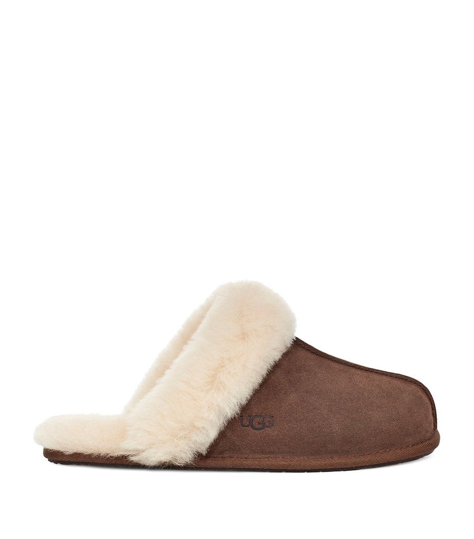 Suede Scuffette II Slippers DARK BROWN Image 1