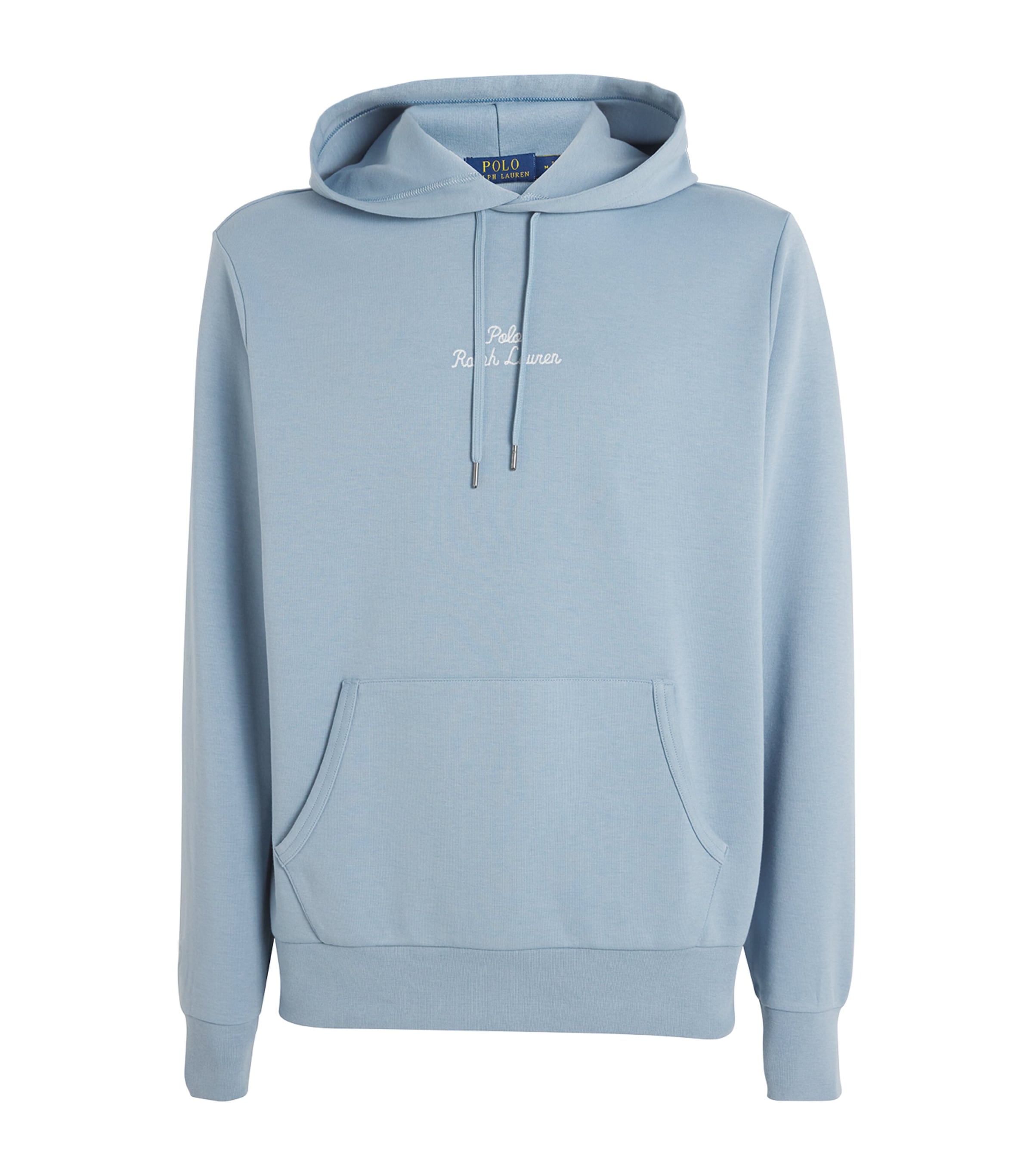 Polo Ralph Lauren Embroidered-logo Hoodie In Blue