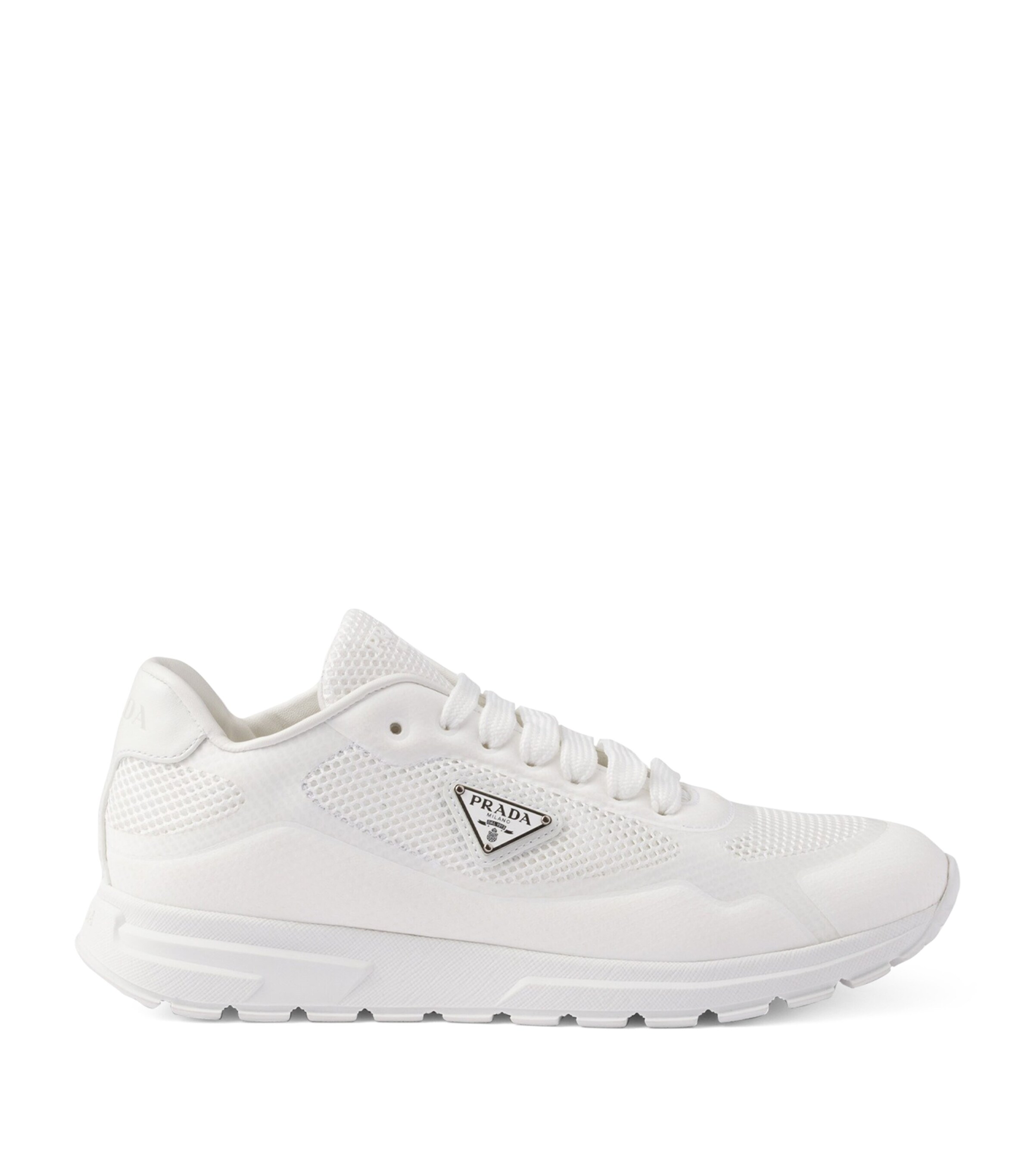 Prada White Prax 2.0 Low-Top Sneakers | Harrods UK