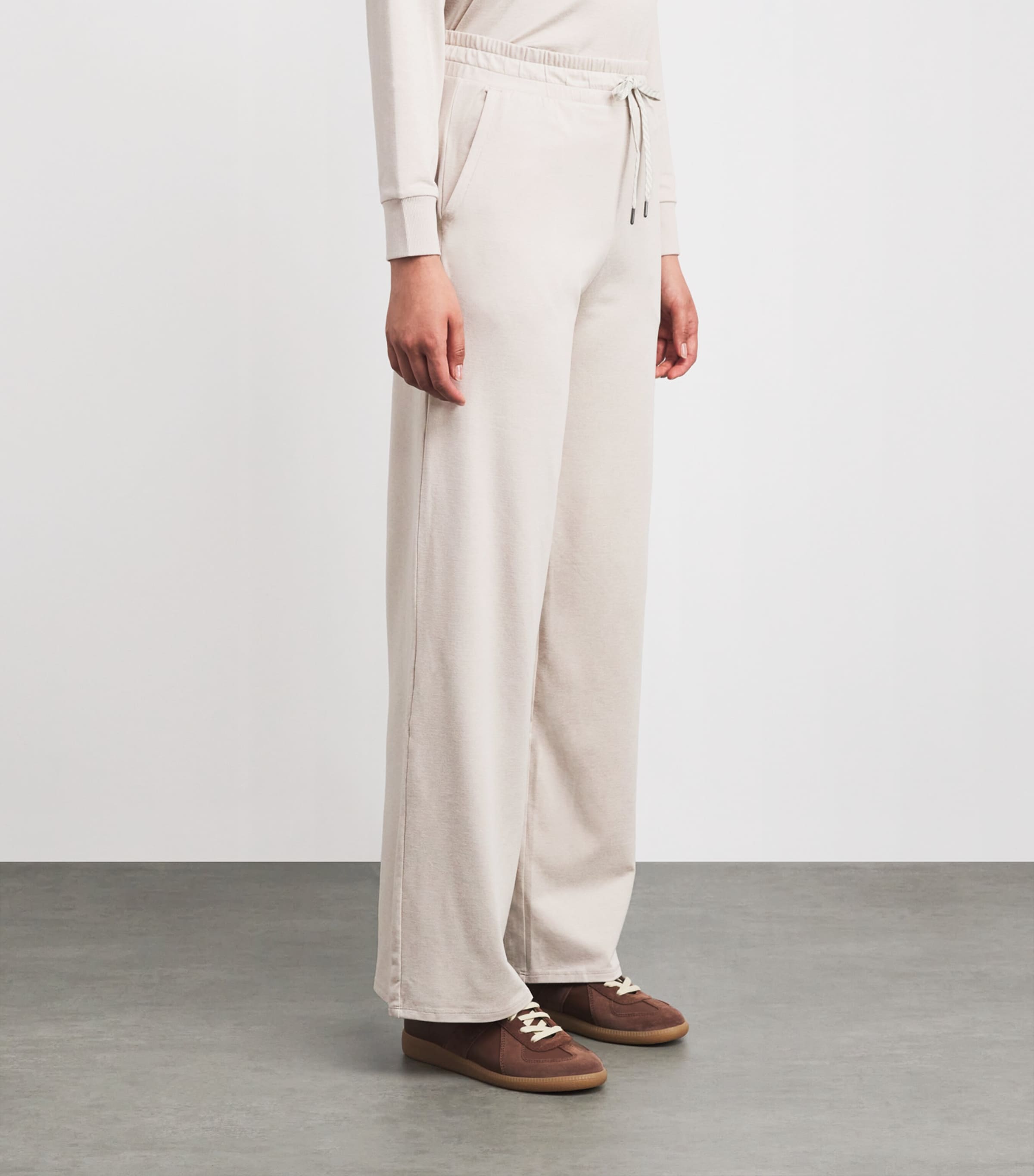 DreamKnit Halo Essentials Sweatpants HEE ECRU HEATHE Image 3