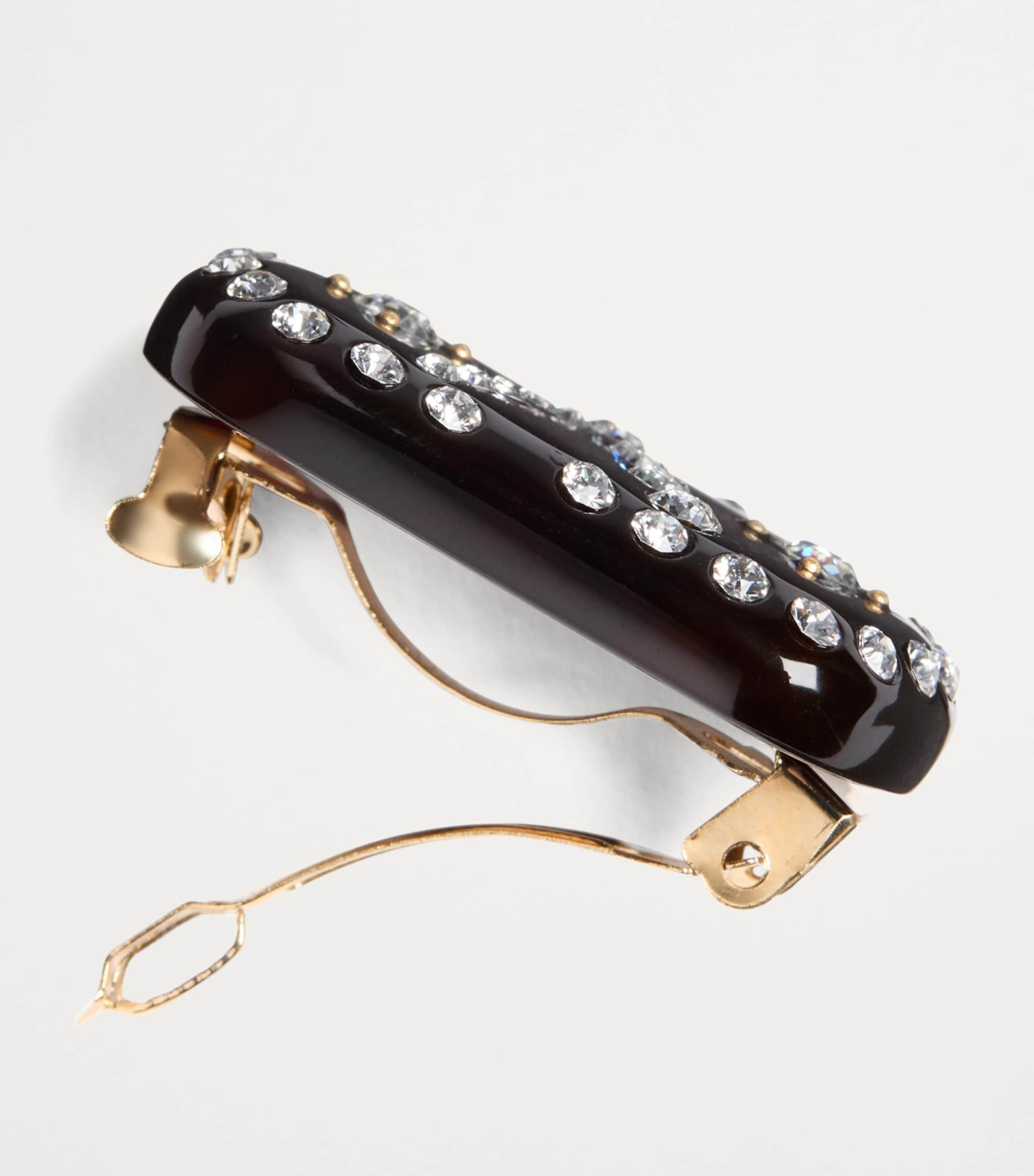 Crystal-Embellished V Hair Clip RFZ Image 3