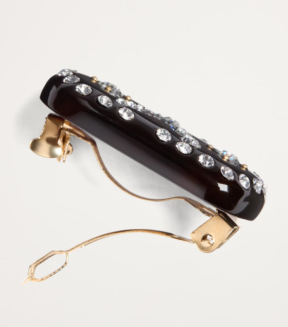 Crystal-Embellished V Hair Clip RFZ Image 3