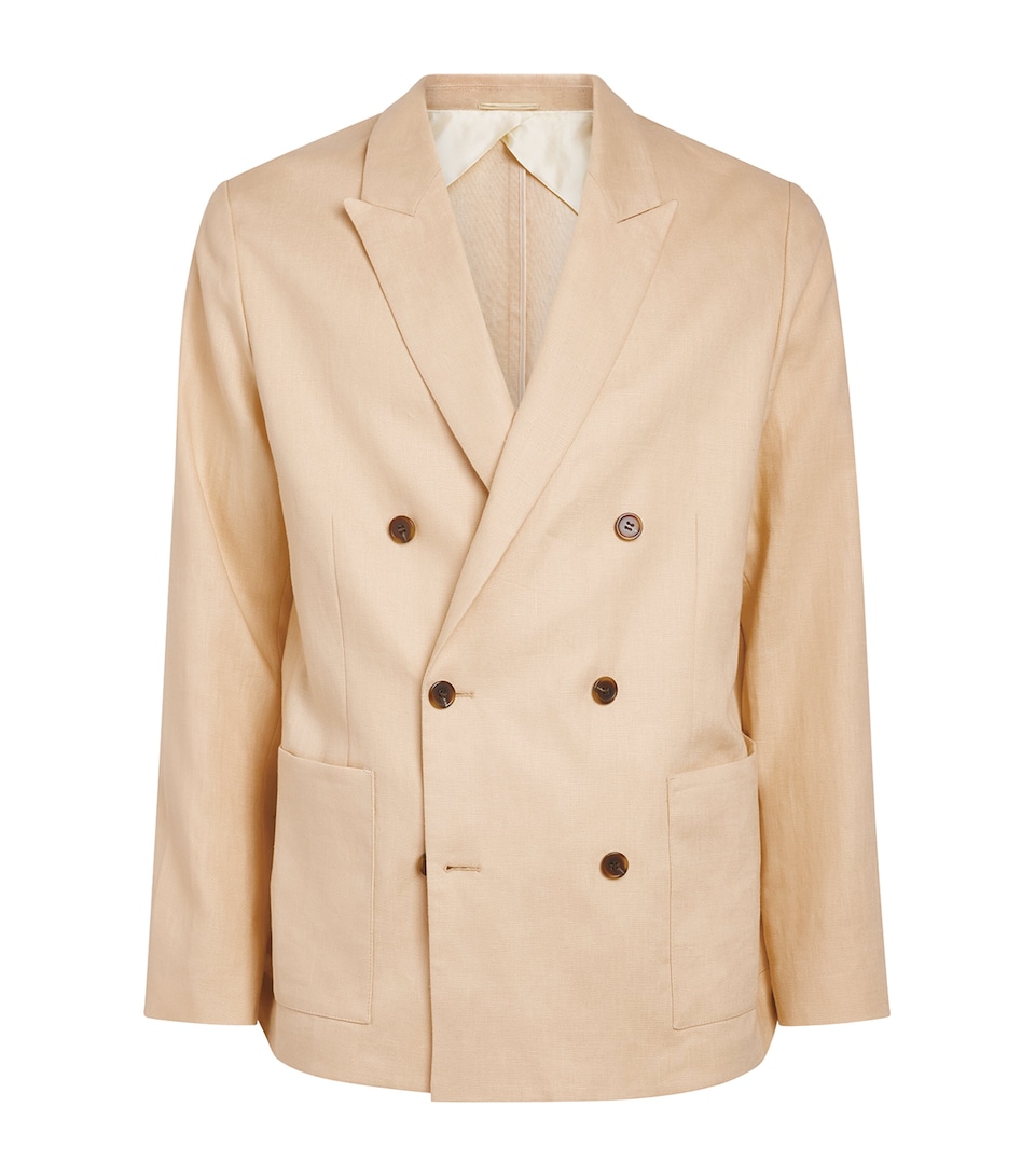 NN.07 Linen Jordin Blazer Honey Silk